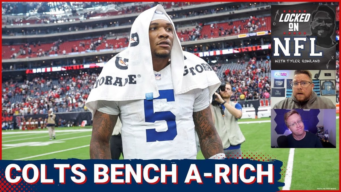 Indianapolis Colts BENCH Anthony Richardson, Ravens Diontae Johnson ...