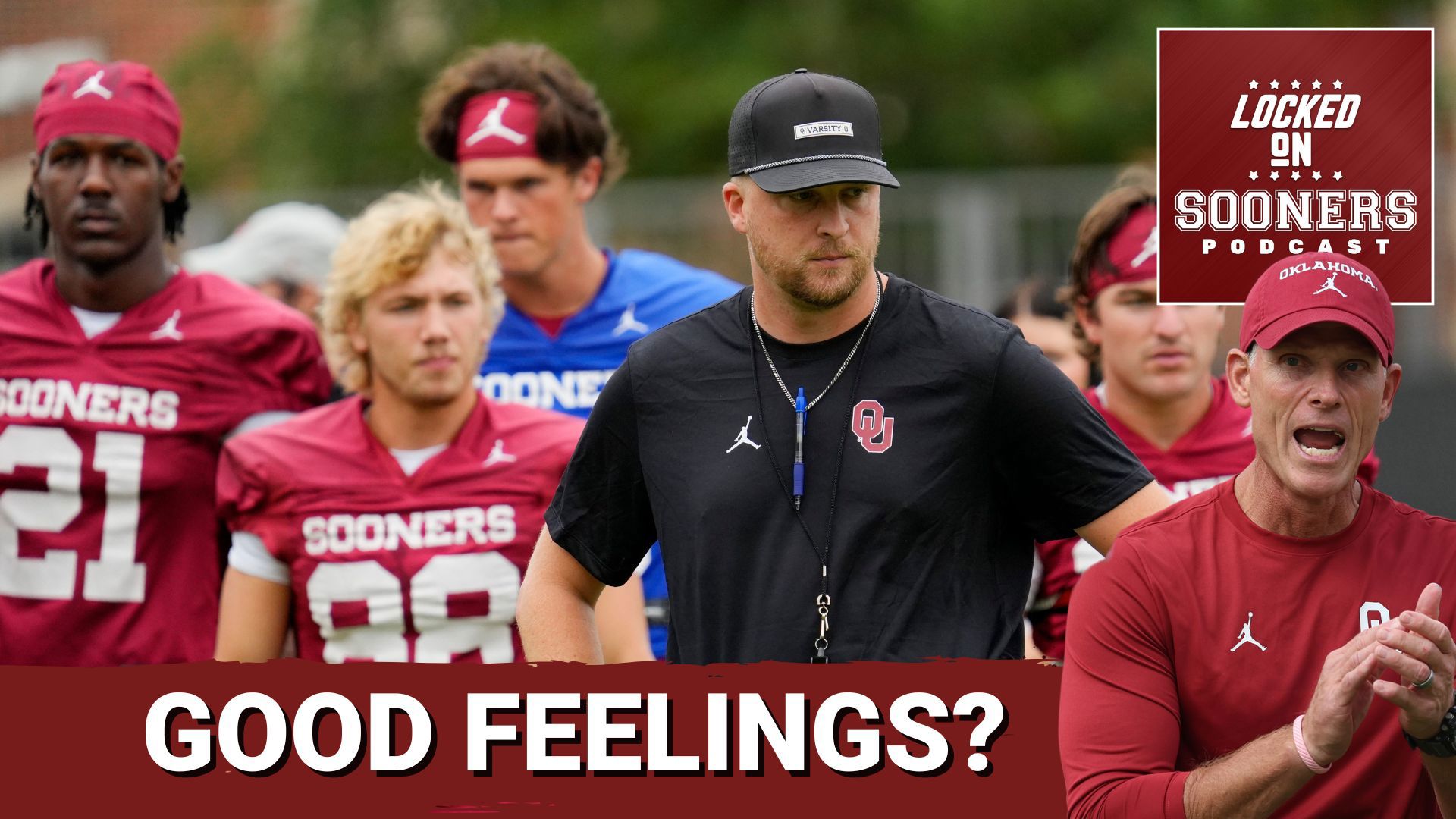 The Sooners' quarterbacks, including John Mateer and Michael Hawkins, impressed in the first scrimmage of fall camp, showcasing their skills despite a struggling