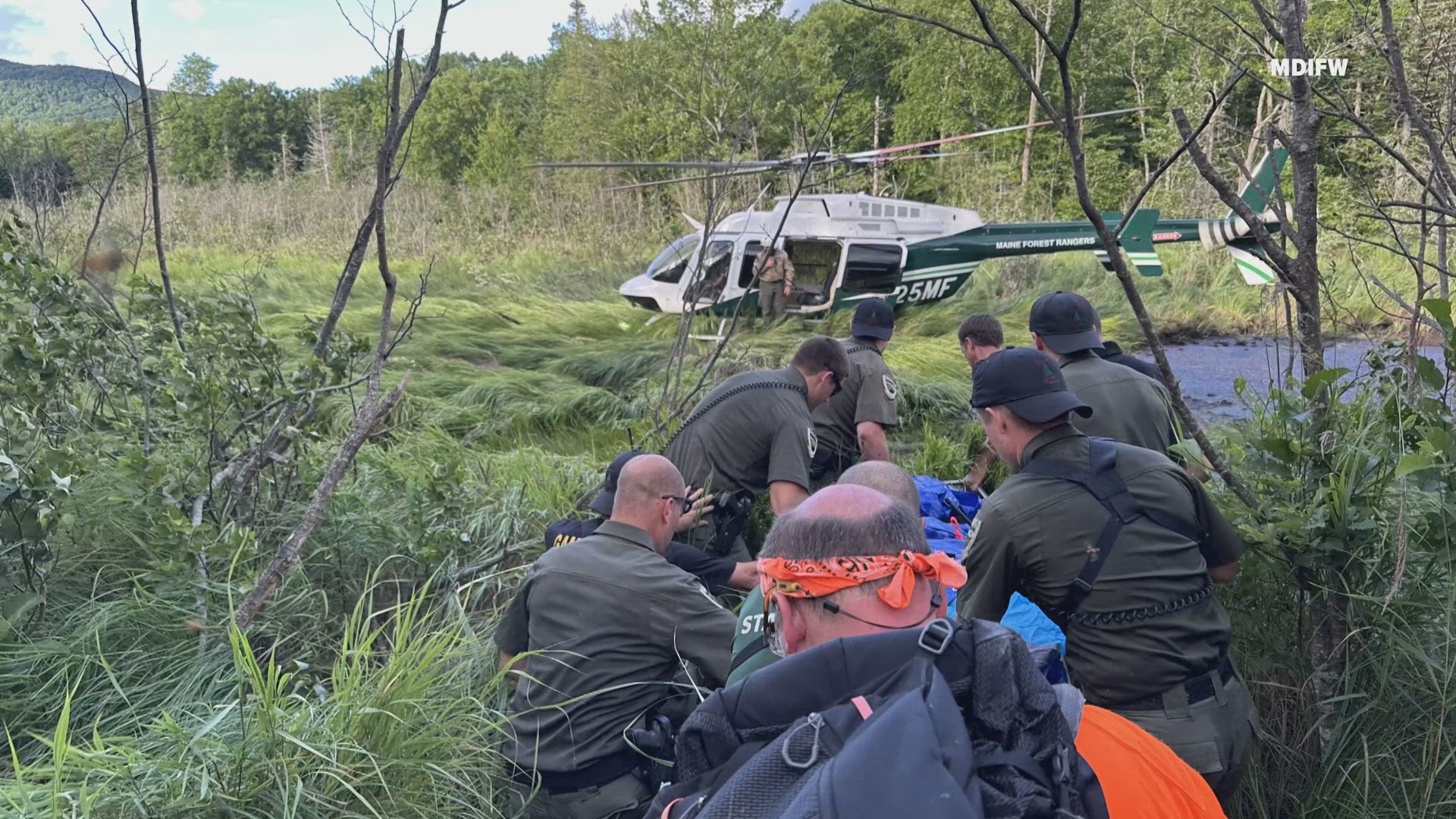 "Emergency Rescue Personnel said Altmaier was in surprisingly good condition despite spending the last 4 days laying in the area of the bog."