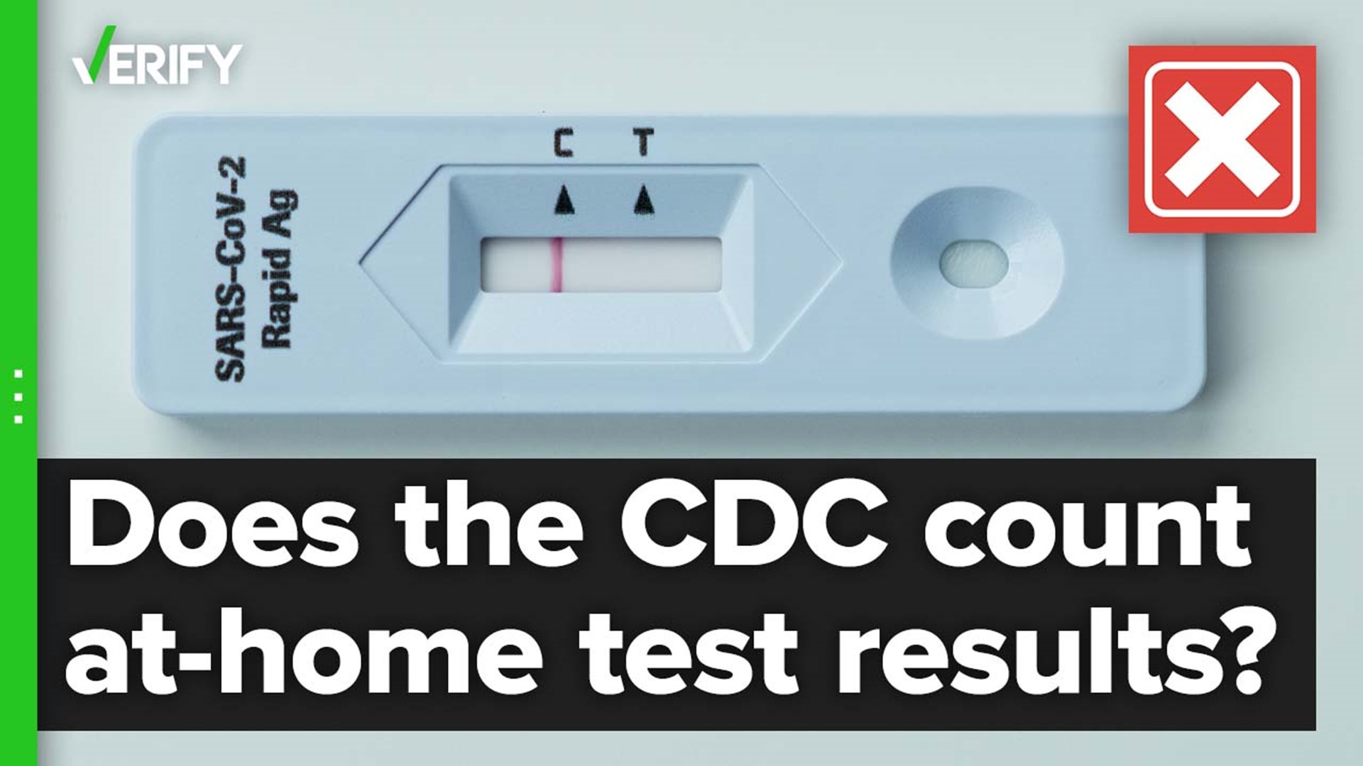 The CDC says its COVID-19 tracking is based on laboratory and on-site test results.