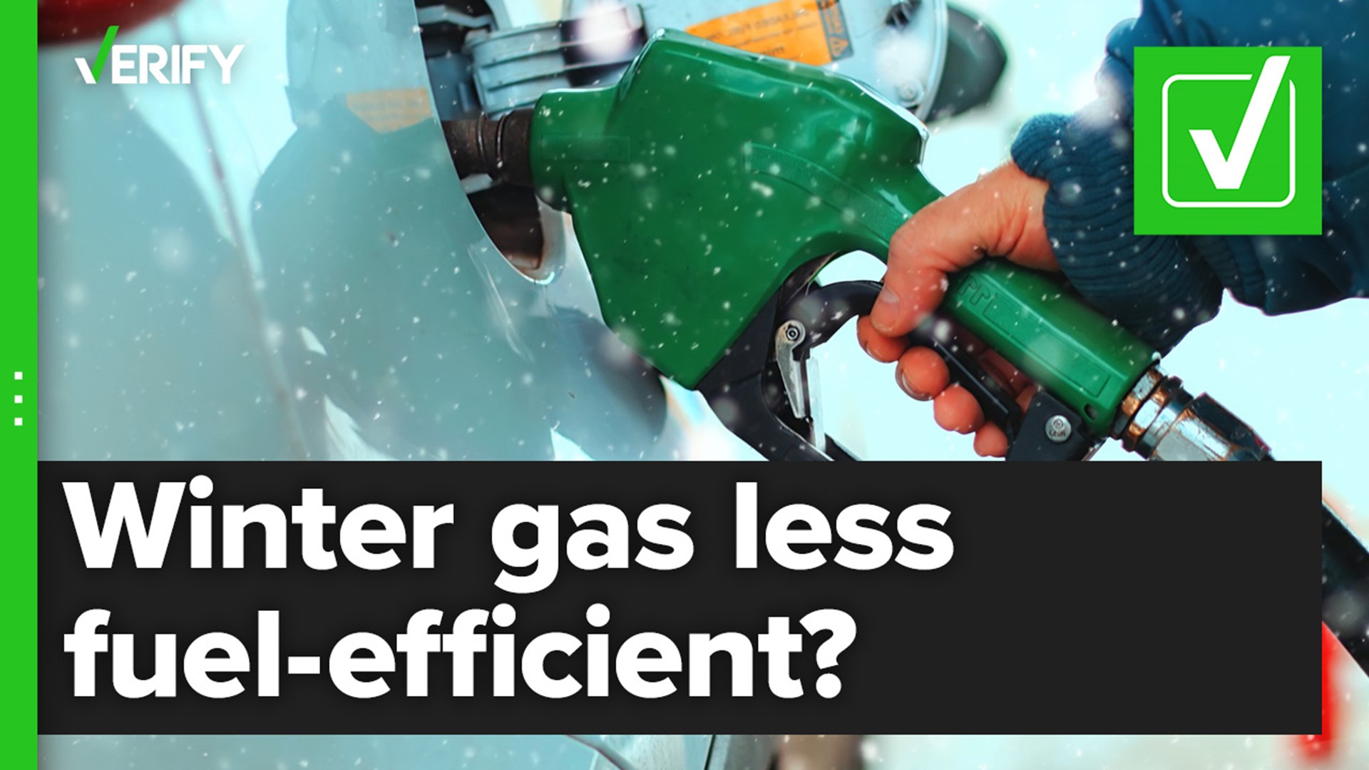 Federal law and seasonal temperatures dictate the type of gas we use in our vehicles during the year. Winter gas is a little less fuel efficient than summer gas.