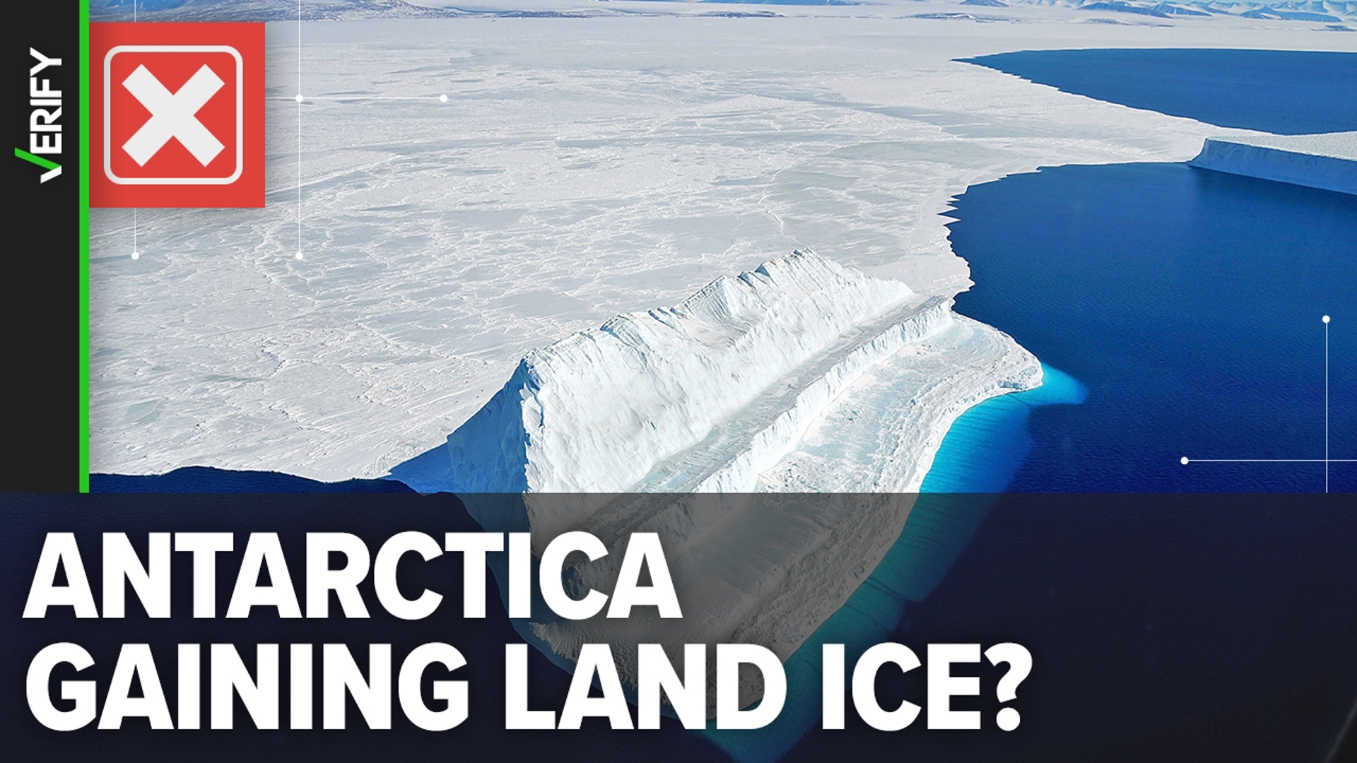 While some parts of Antarctica are not losing ice, global warming is causing land ice on the continent to melt at a rapid pace.