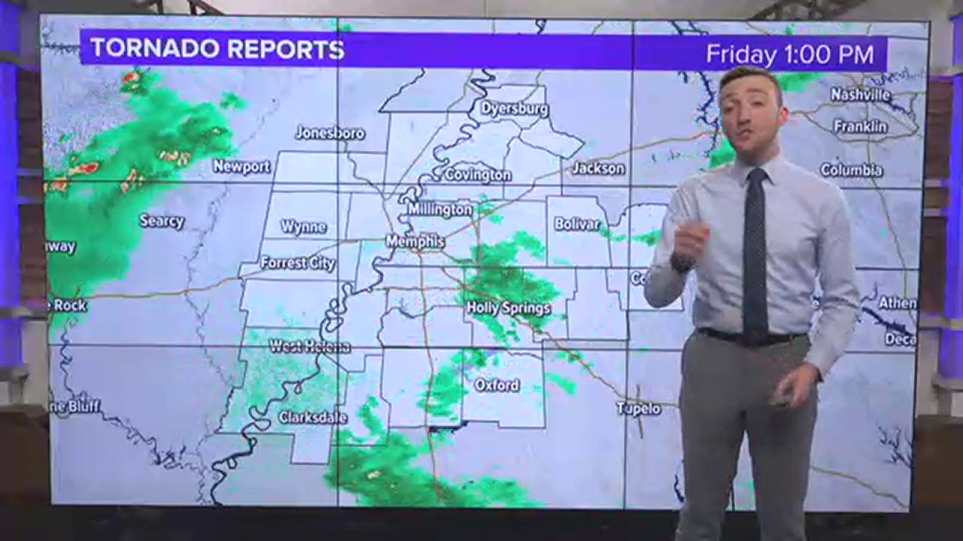 Meteorologist Trevor Birchett recalls what happened when the deadly tornadoes passed through Wynne, AR.