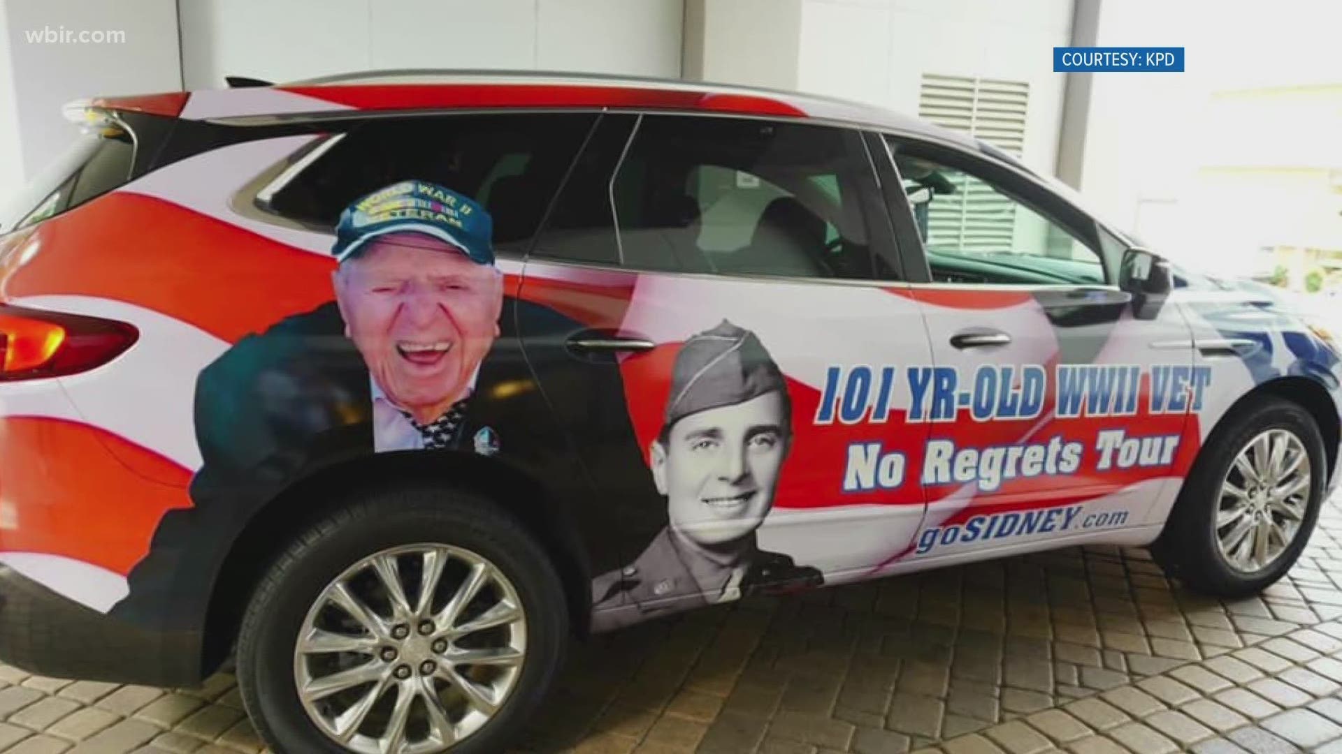 He was traveling north to honor the 75th anniversary of the end of World War II.