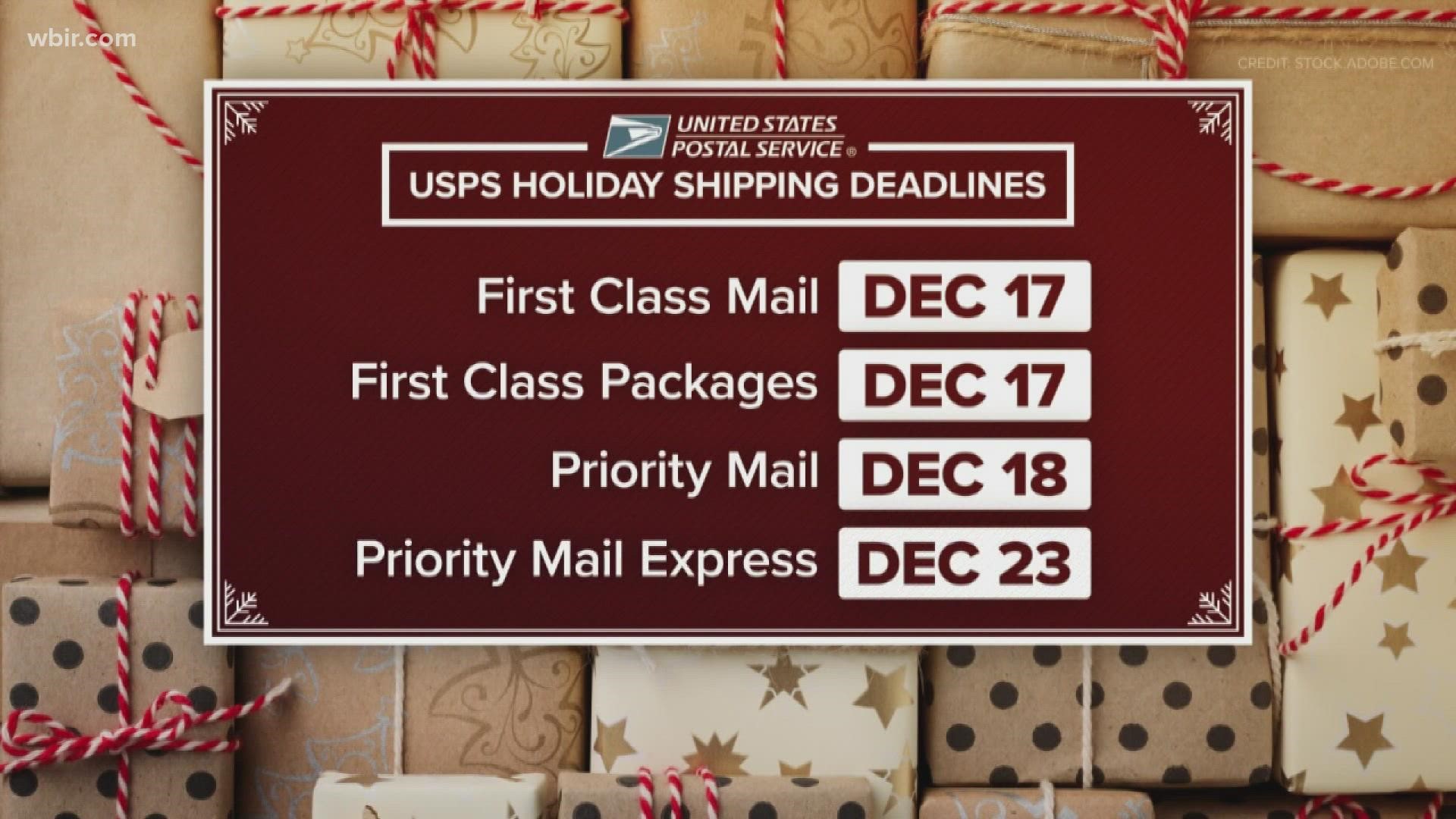 Trying to mail those gifts early?
