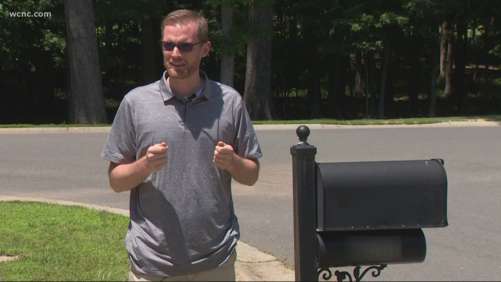 A Waxhaw man said he felt the temptation of a lifetime when a $1 million check showed up in his mailbox.