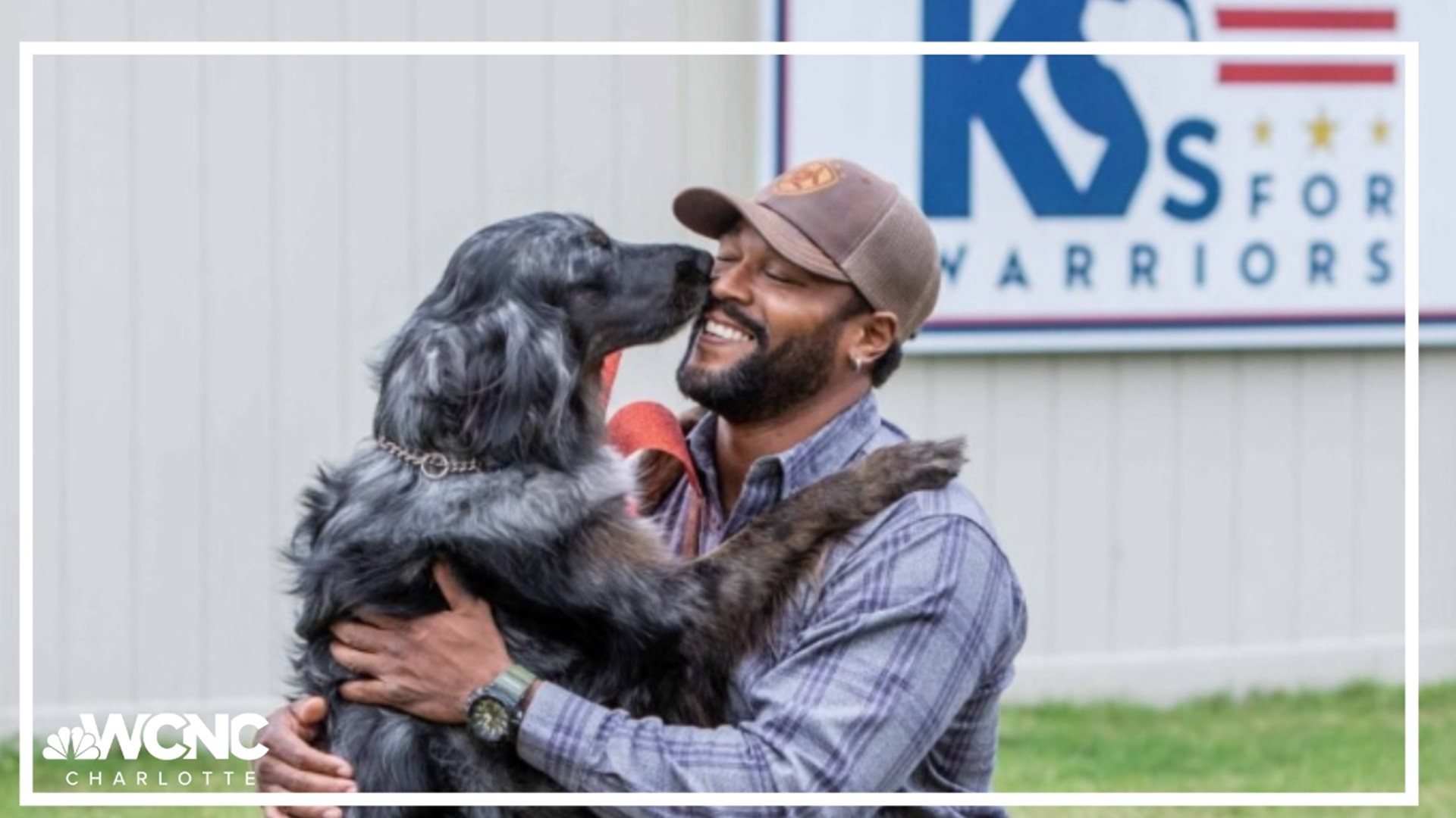 The organization pairs military veterans struggling with PTSD along with other physical and emotional trauma with trained service dogs.