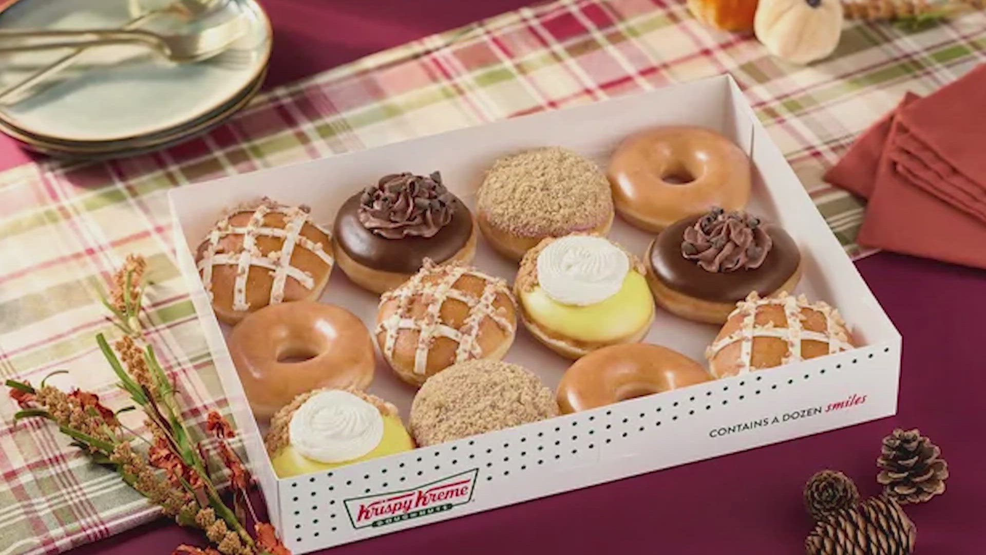 The doughnuts will be on the menu for a limited time. 