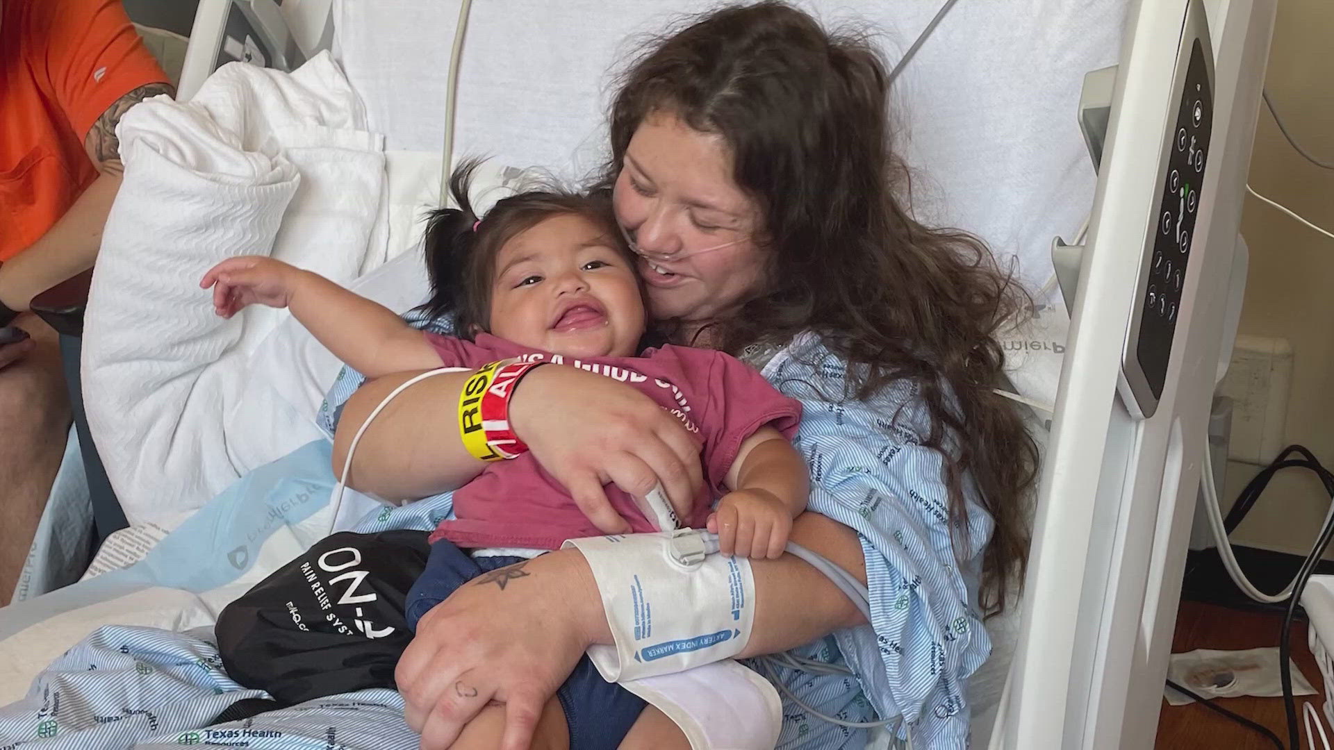 Veronica Bowers is recovering at the hospital after an EF-3 tornado destroyed her home and work.