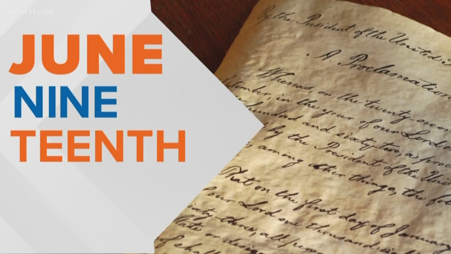 Generations have celebrated freedom on June 19. What is so significant about this date? Rob Harris takes us back to the 1800's to find out.