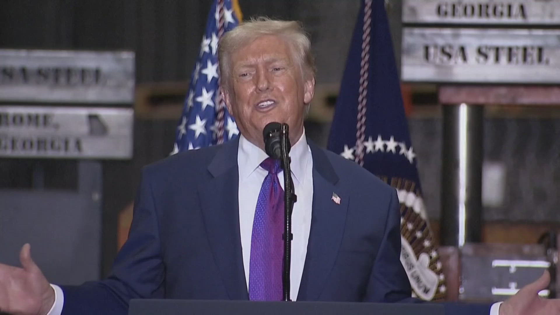 Vivid Donald Trump Says He Has Postponed A Planned New Strike On Iran Wallpaper in 4K Vivid Donald Trump Says He Has Postponed A Planned New Strike On Iran Wallpaper in 4K