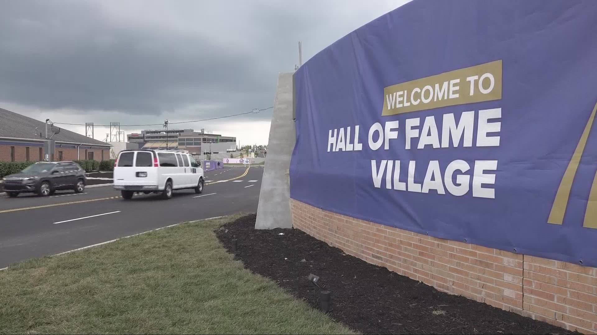 Visitors at the Pro Football Hall of Fame this weekend as NFL preseason kicks off will see plenty of new changes around Canton. 3News' Brandon Simmons reports.