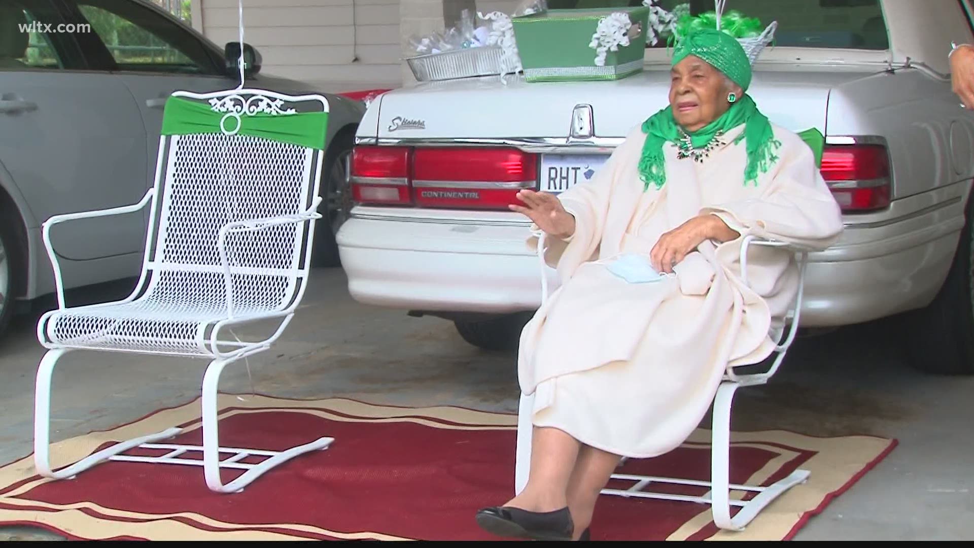 A Columbia woman turned 103-years-old over on Sunday, and was celebrated by a parade.