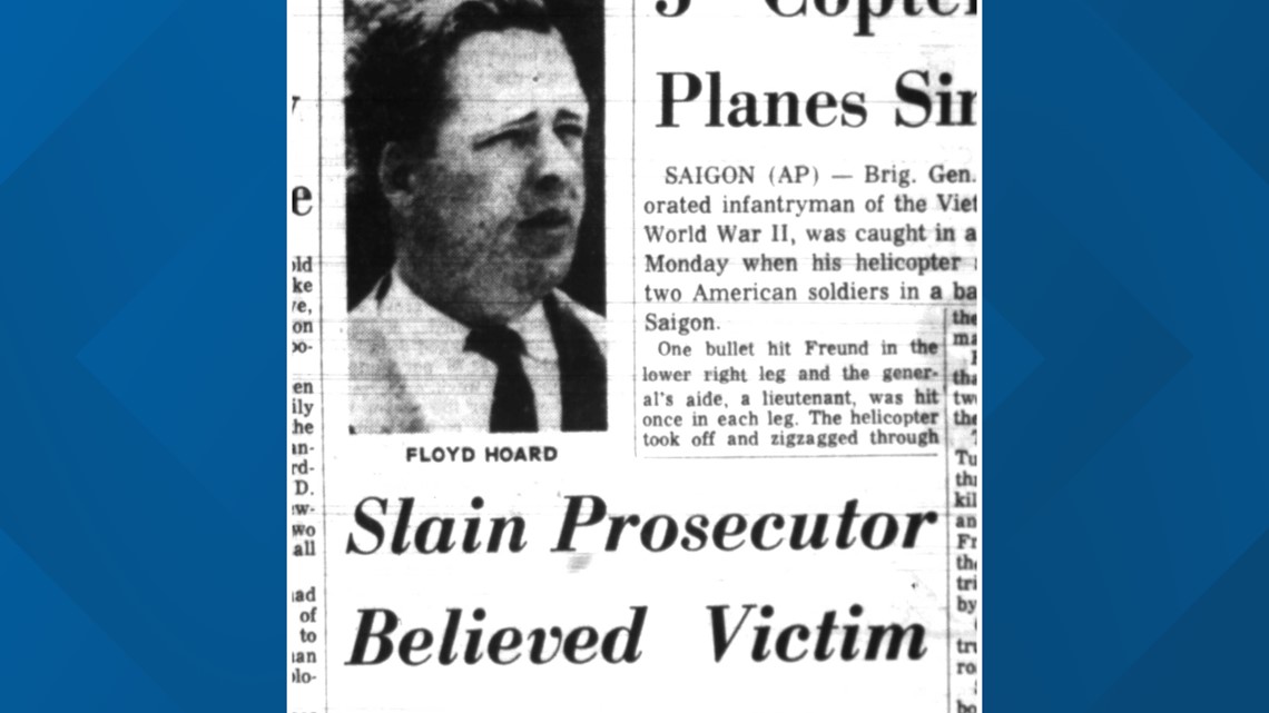 DA Floyd Hoard killed by Dixie Mafia in 1967