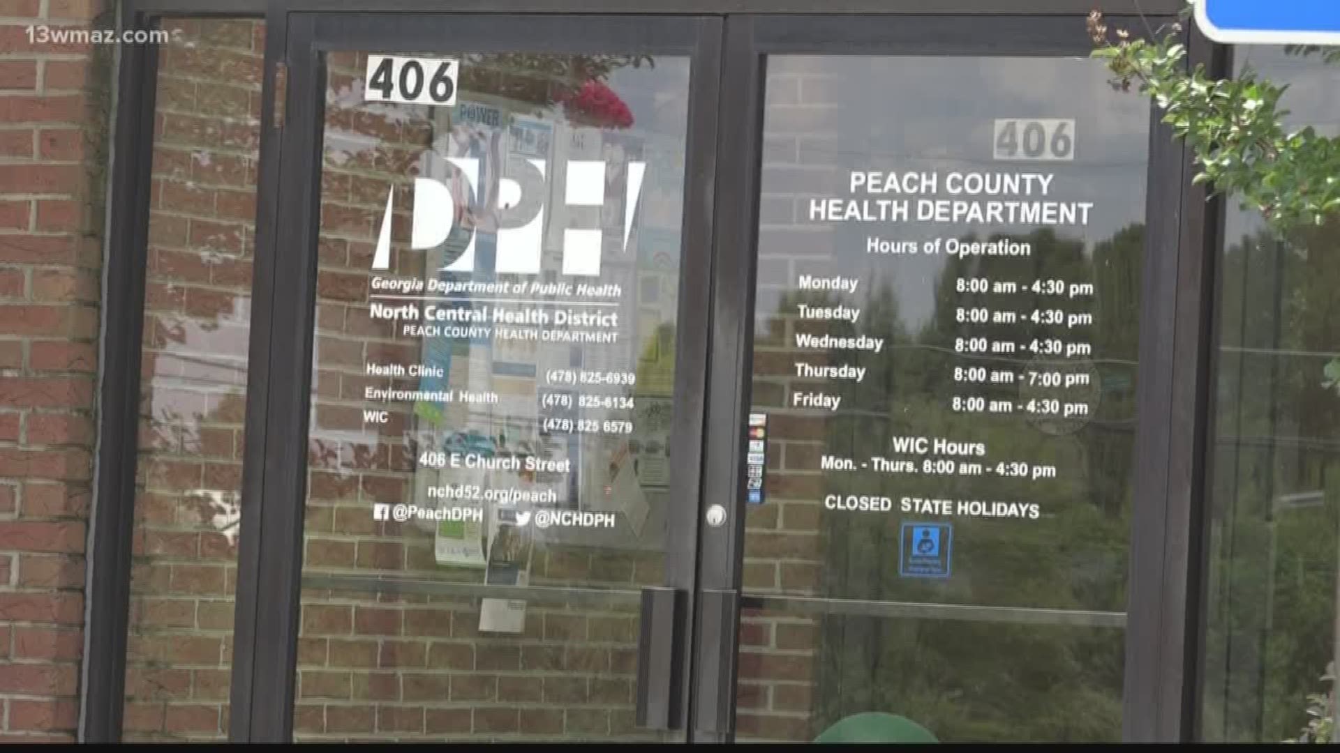 The Peach County Health Department is getting a new home for the time being while renovations take place. They'll officially be moved to a building across from Blue Bird Bus Company, and that will start August 19.