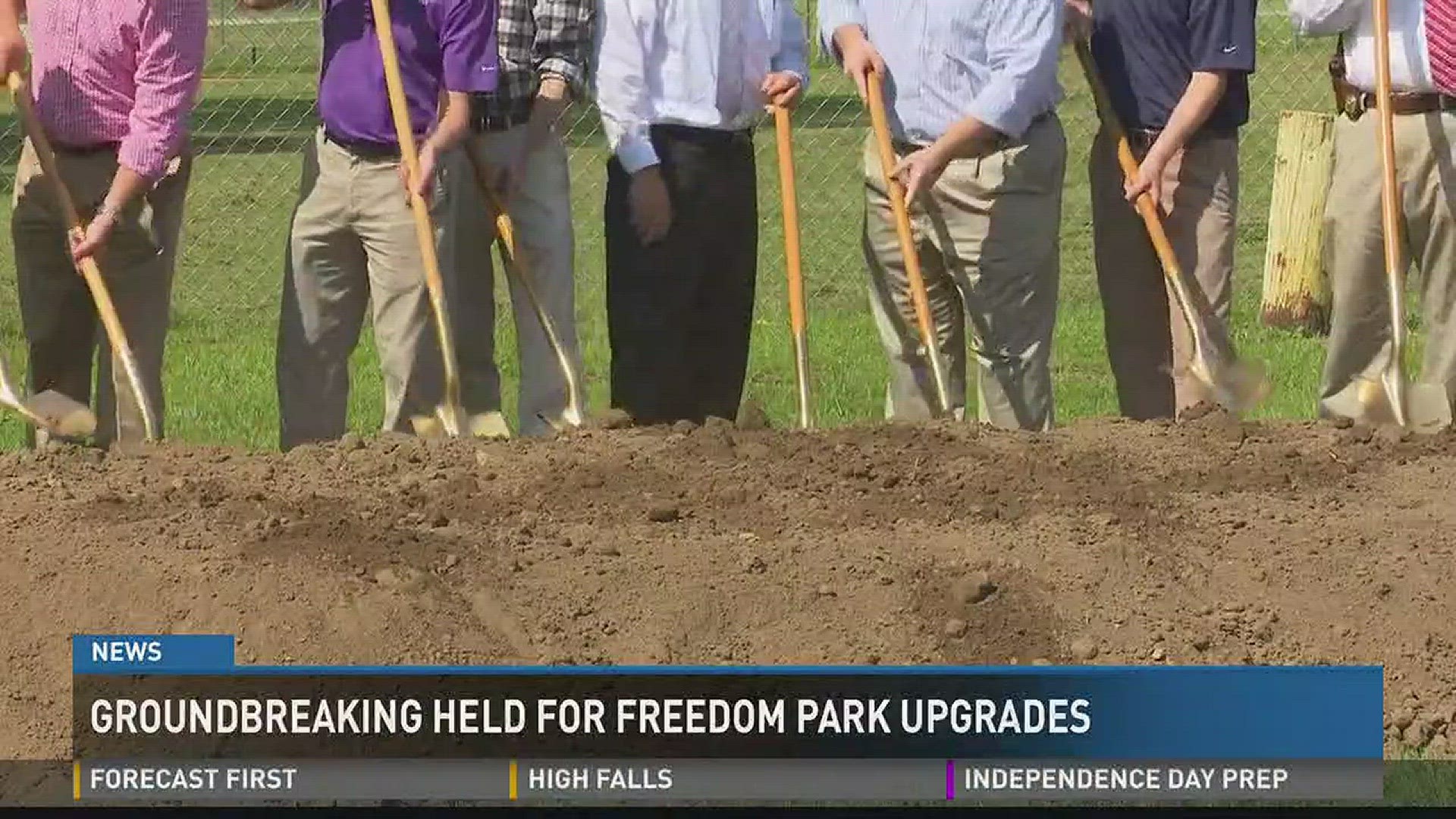 Groundbreaking held for Freedom Park upgrades