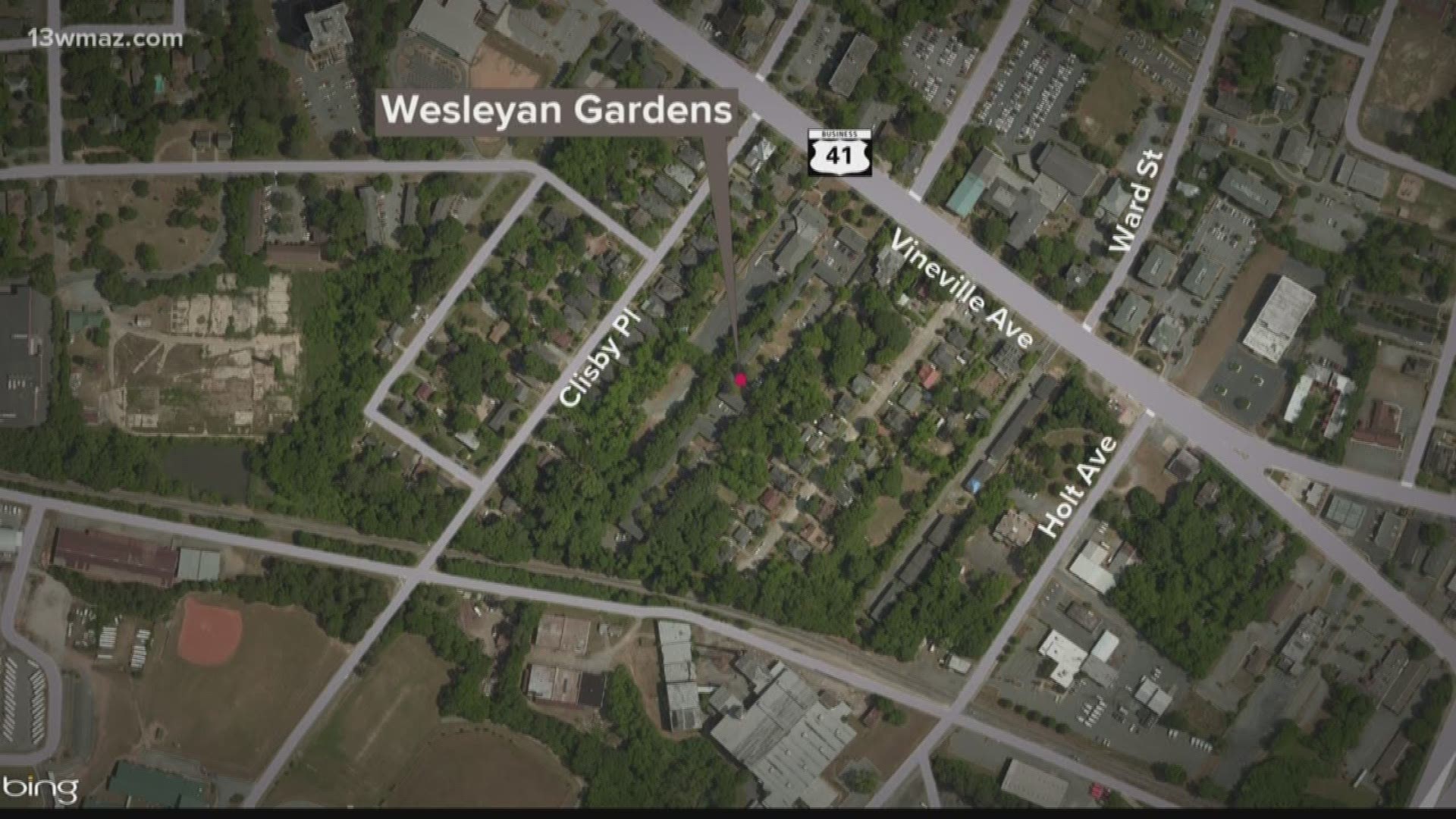 The woman went to Wesleyan Gardens to pick someone up, but two men stole her car instead