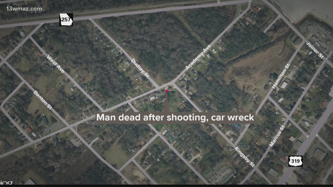 Man dead after shooting and wreck in Dublin