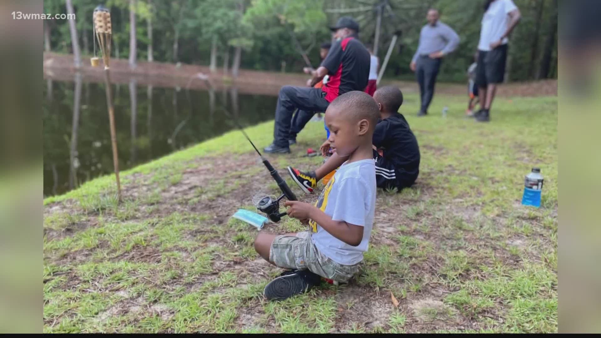The I Am King Foundation's 'Fishing With Dad' event is hoping to help strengthen family and community connections outside of the home.