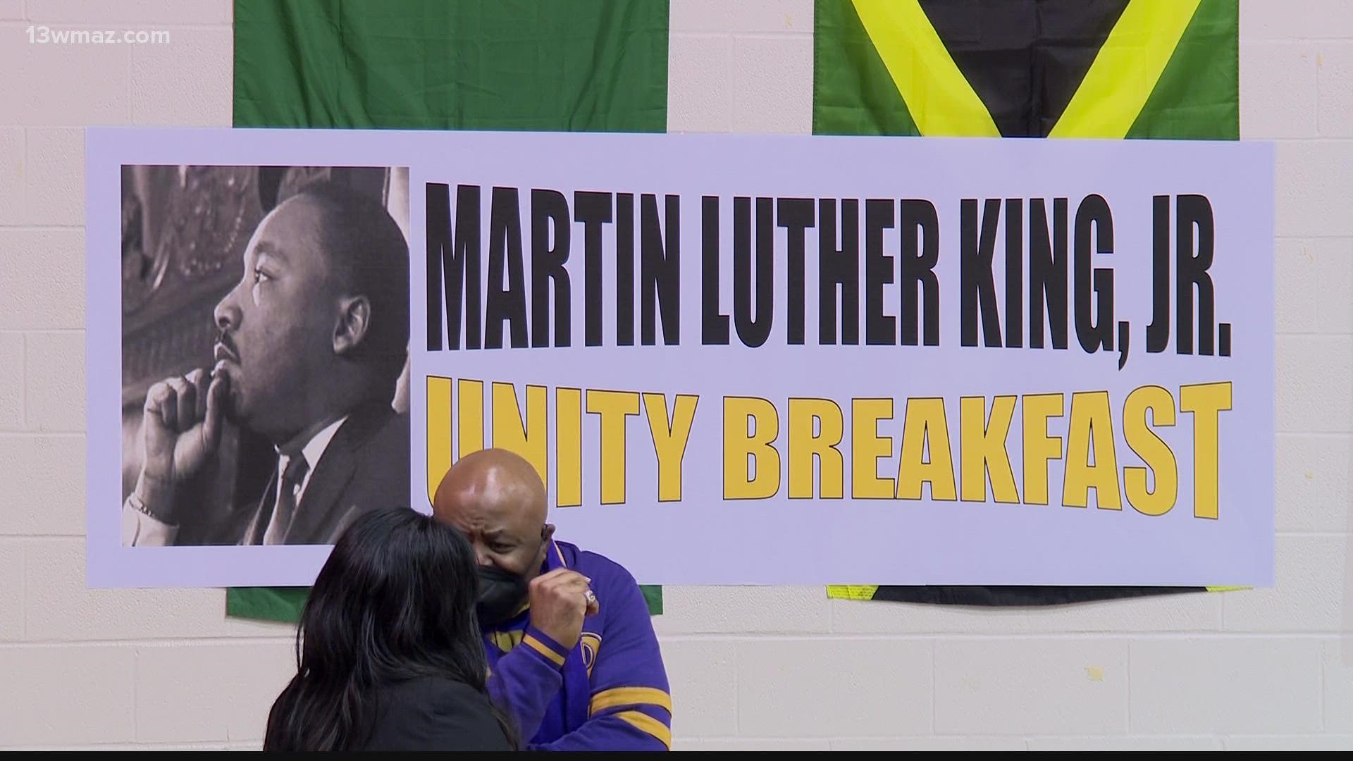 Folks came together to celebrate the life of Dr. Martin Luther King Jr. and hear mayor LaRhonda Patrick speak.