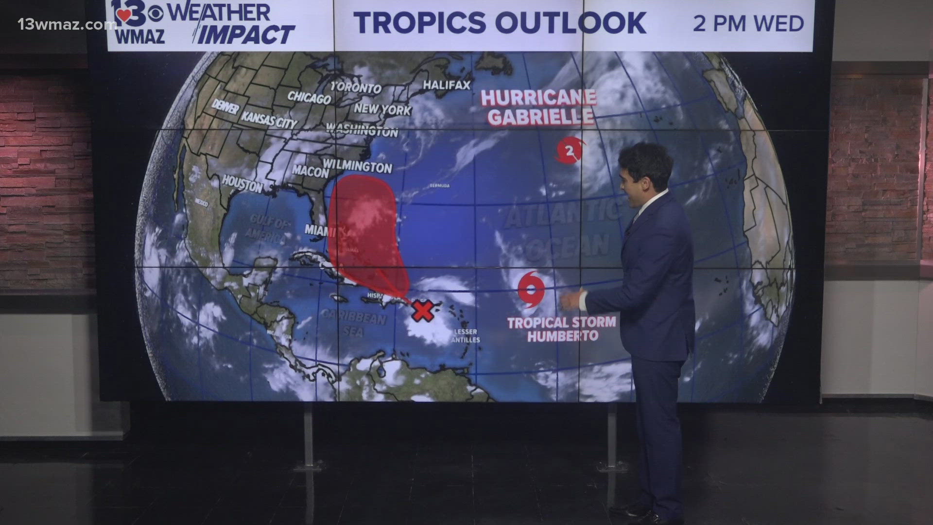 Tropics Outlook: Tropical Storm Humberto forms in the Central Atlantic ...