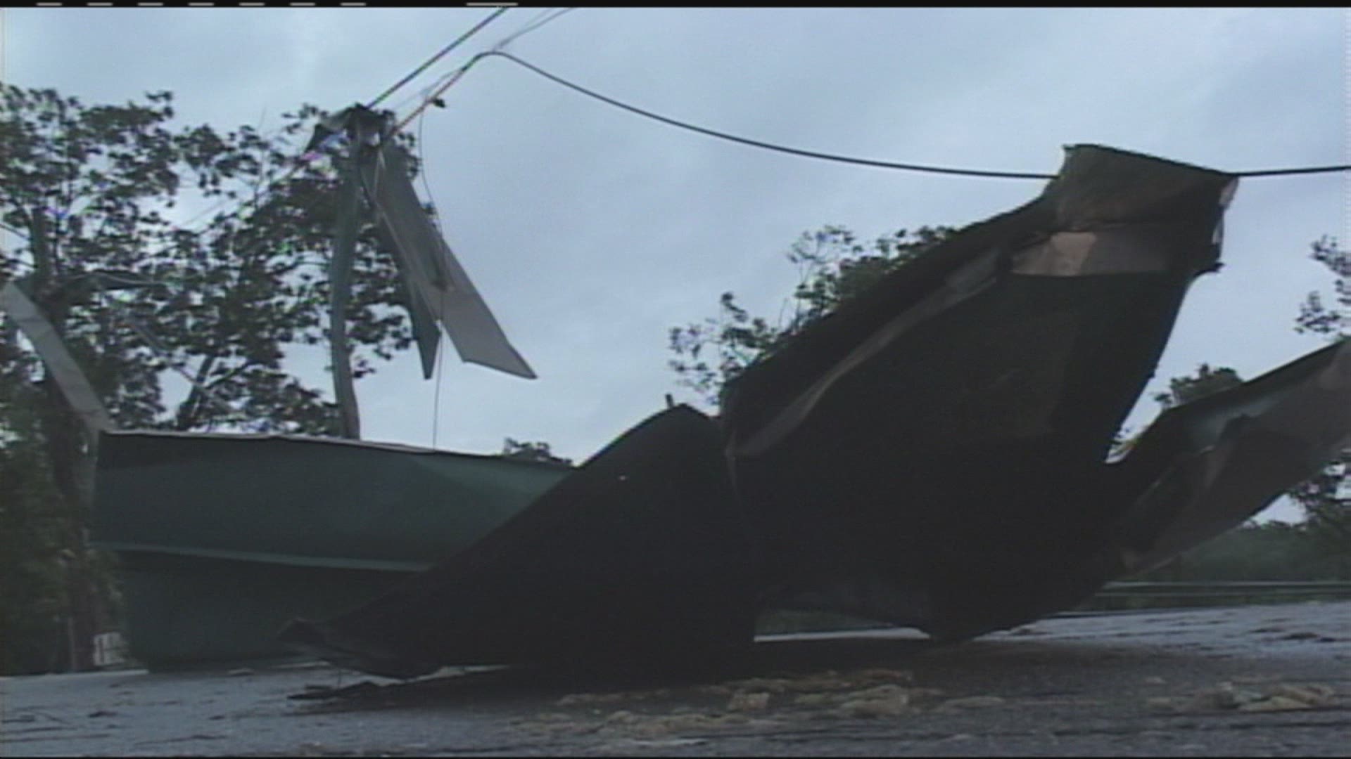 Archive Video: Tornado from Katrina hits Fort Valley
