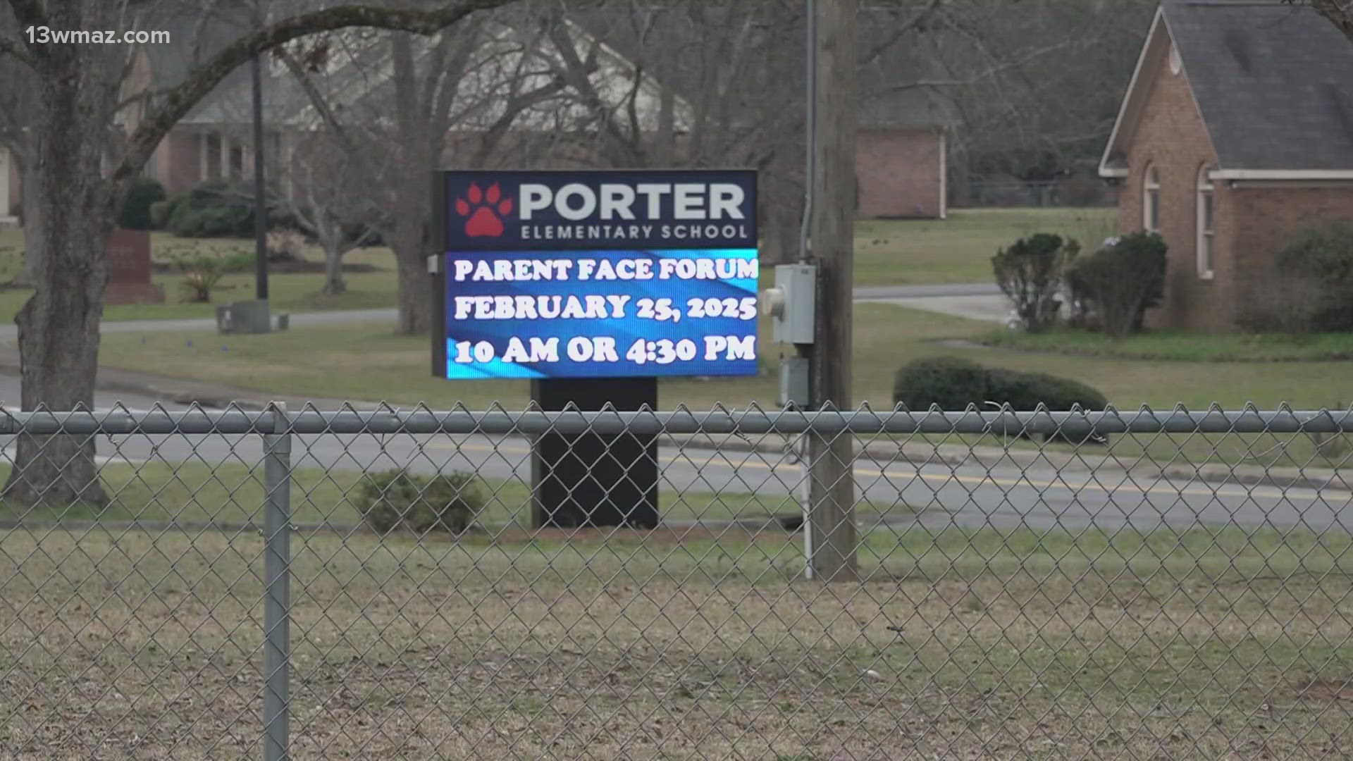 The Bibb County School District listed Porter Elementary as a school that could close to consolidate schools due to shrinking populations.