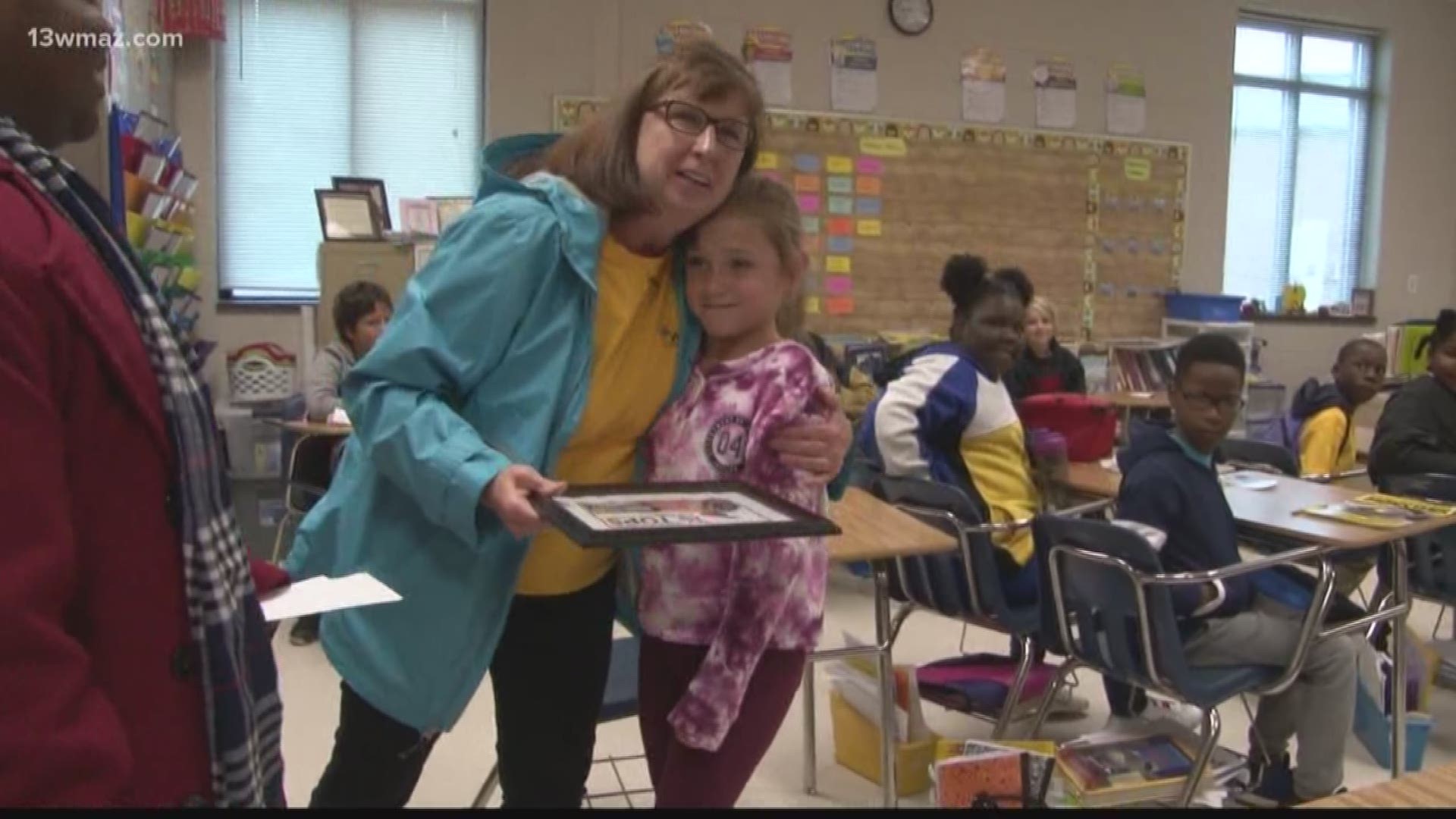 Mrs. Amy Flanders teaches 4th grade at Mattie Wells Elementary in Jones County.