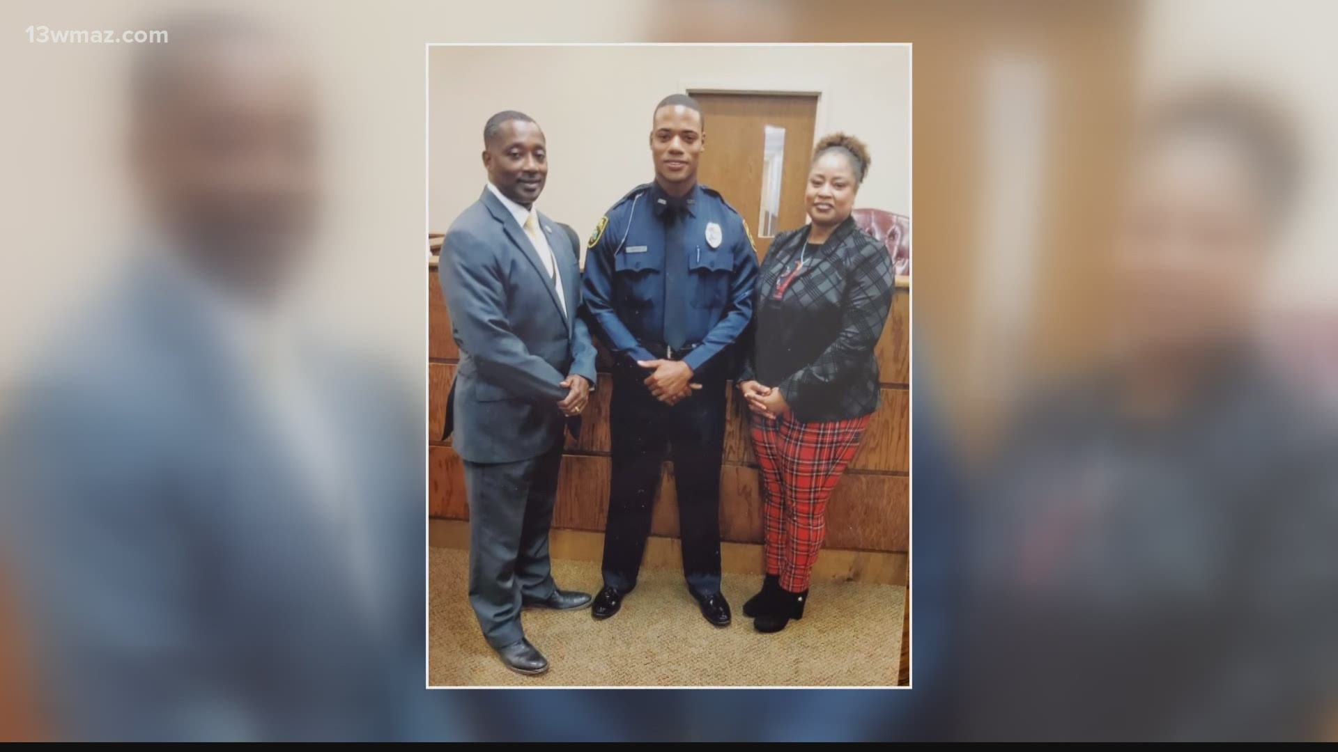 Officer Michael Bostic ended up catching the virus, which put him out of work for more than three weeks.