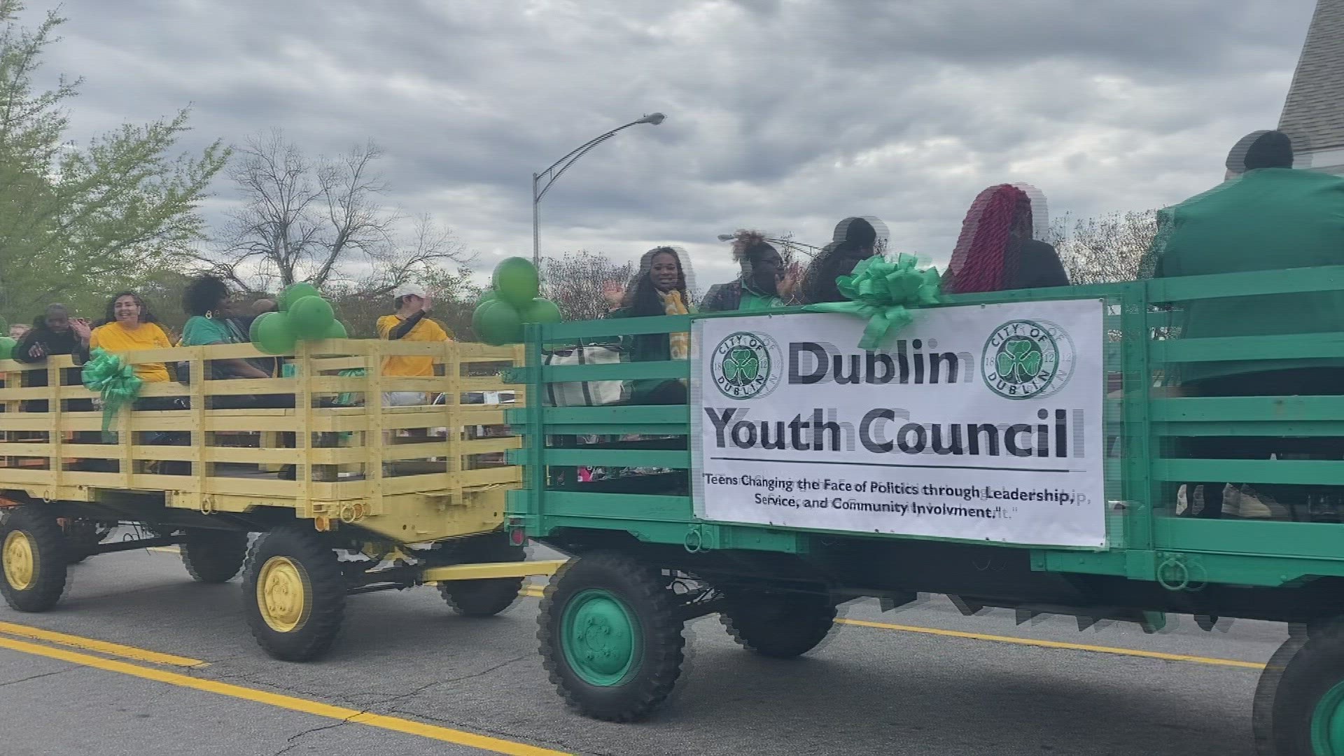 The city decked out in green for the 39th annual St. Paddy's day parade, and then hosted its annual corned beef & cabbage dinner.