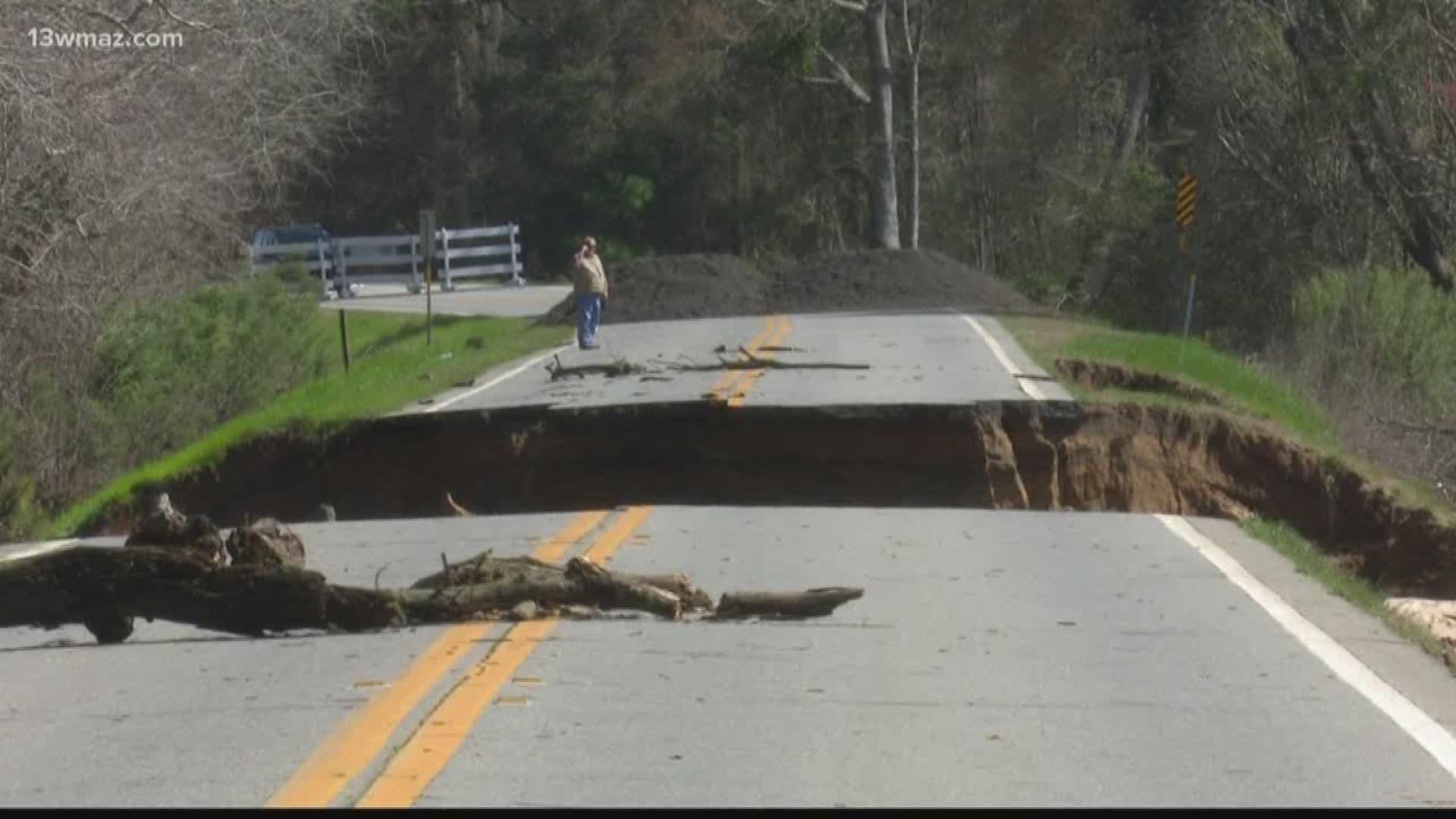 Wilcox County rain washed away a major highway Thursday. Friday, county leaders are looking at the damage and preparing to fix some roads.