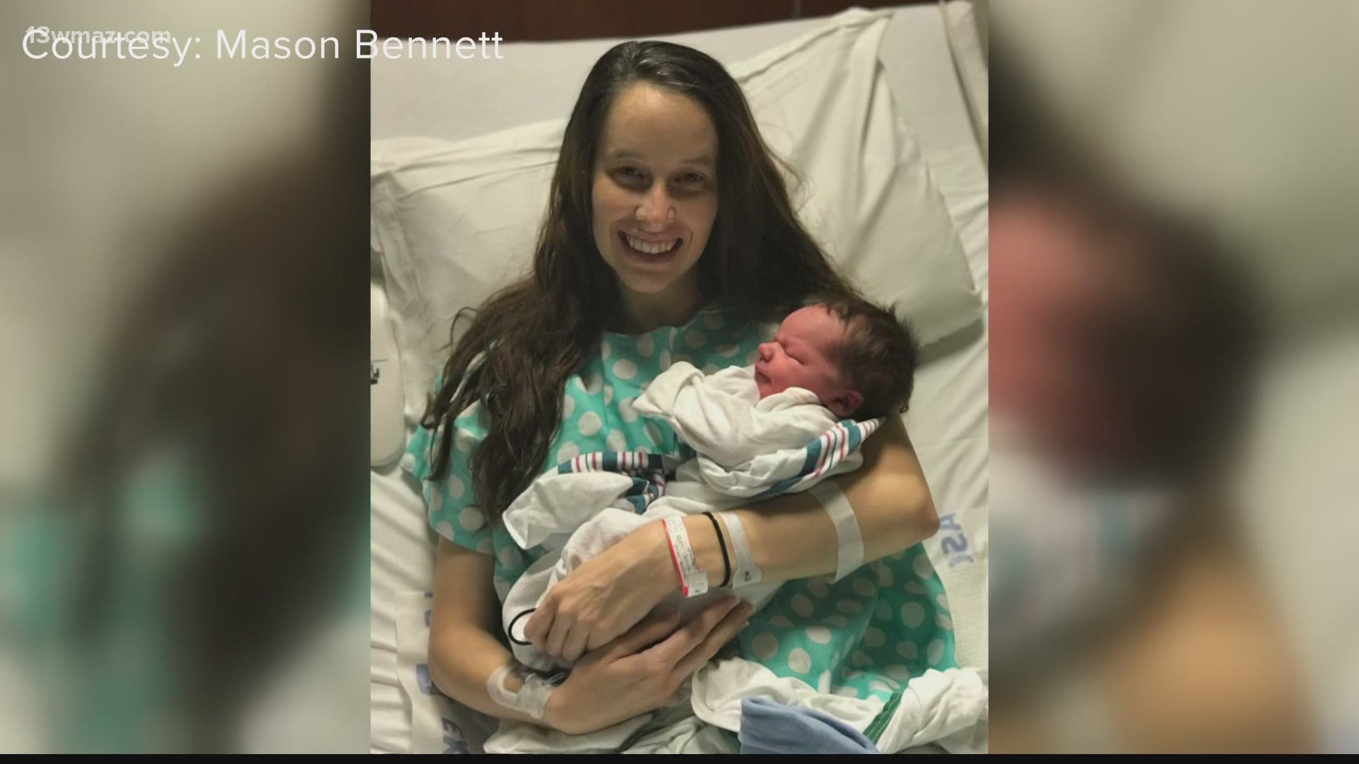 In Houston County, a former paramedic stepped up to help deliver a baby in the backseat of a car.