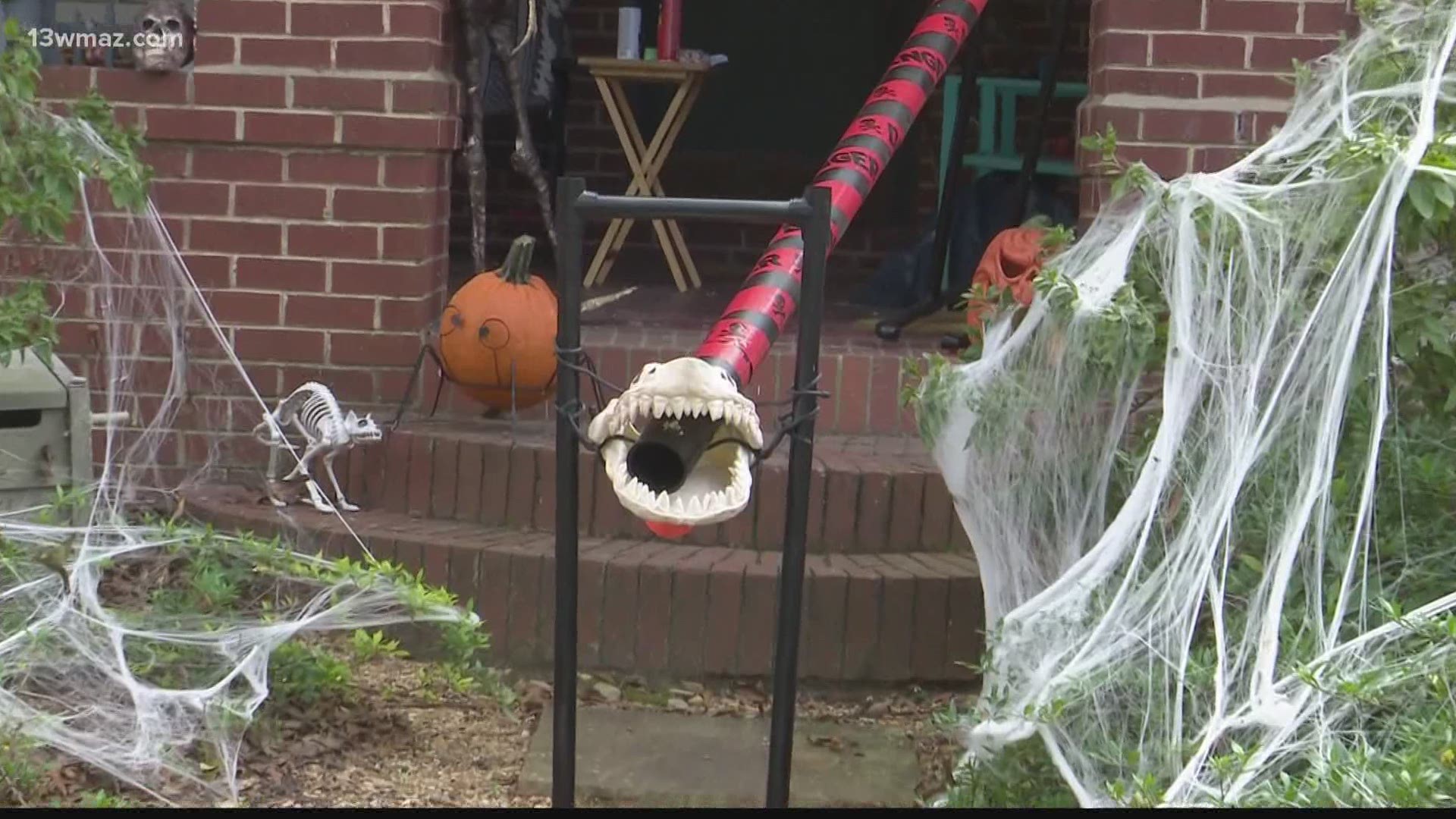 Some people who live on Ridge Avenue do not feel comfortable passing out candy this year, while others do.