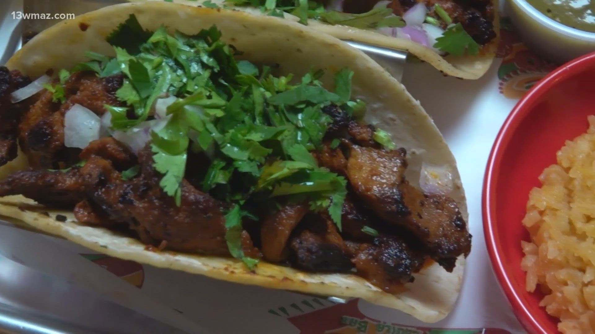 The restaurant offers a variety of Mexican food and drinks, and their Al pastor tacos are sure to make your mouth water.