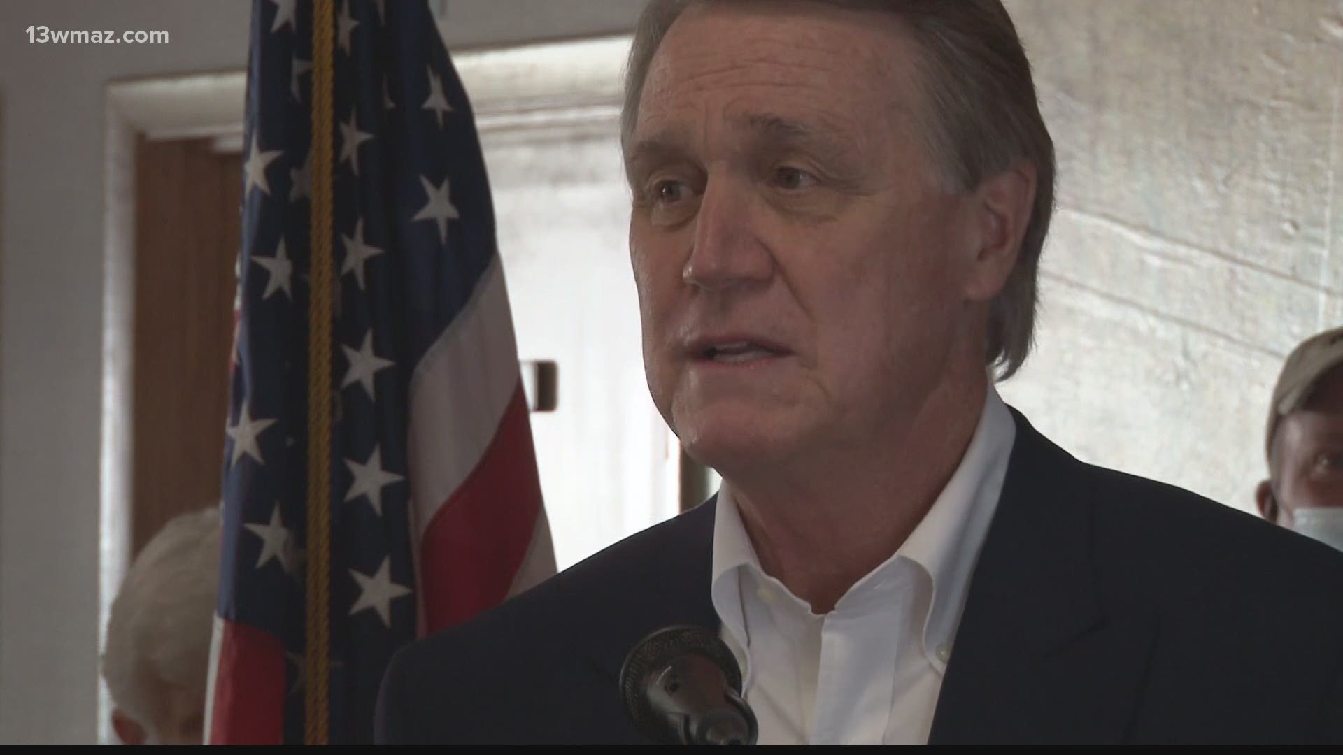 Ahead of Election Day, Georgia Senator David Perdue flew across the state to meet with local leaders and supporters about the importance of voting.