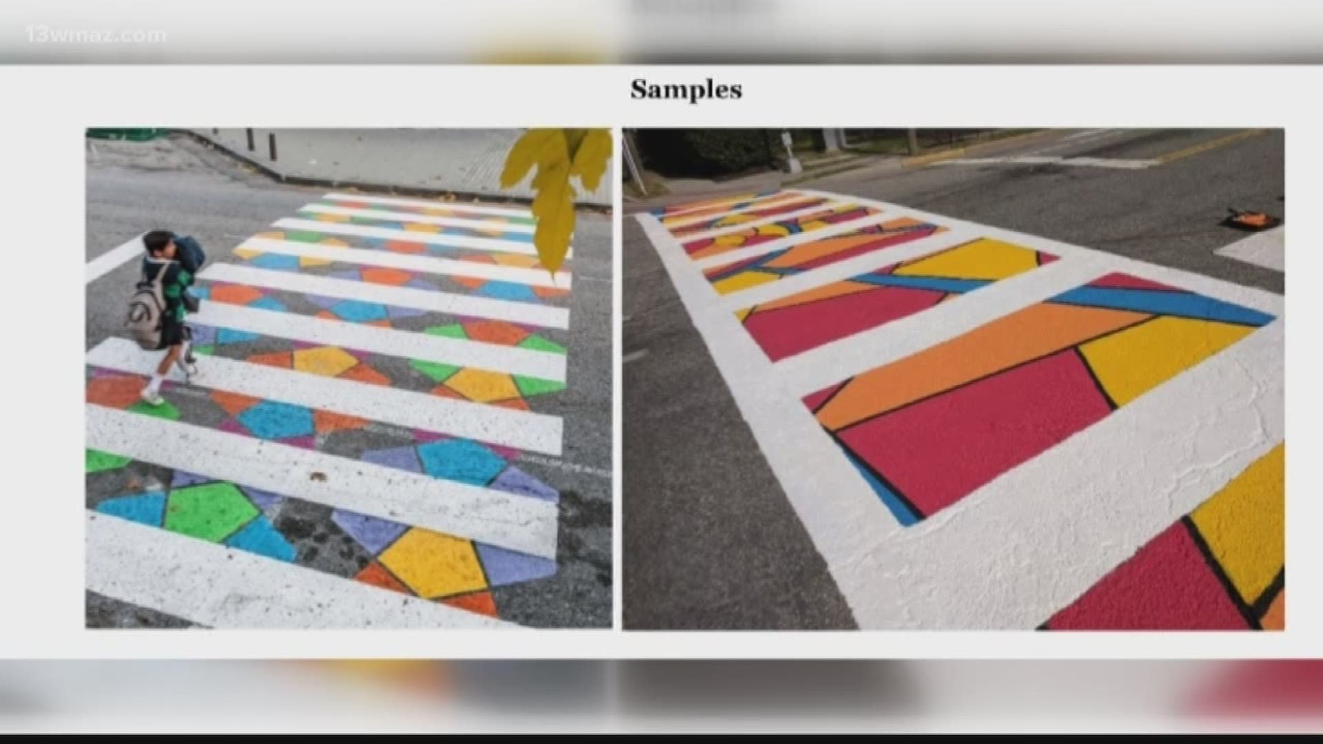 Some creative crosswalks are strolling into Macon soon. Sabrina Burse visited the College Hill neighborhood to find out details about the crosswalk art project.