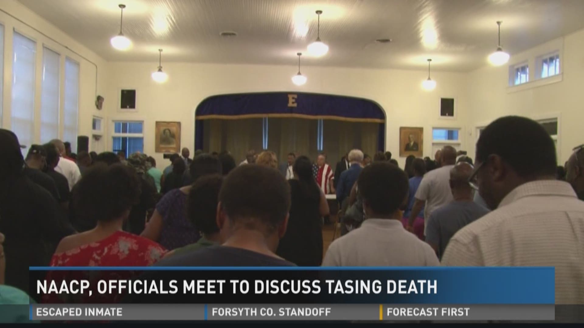 Hundreds of people gathered Sunday in Sandersville to discuss the death of Eurie Martin. The man who died after being tased twice by deputies last week.