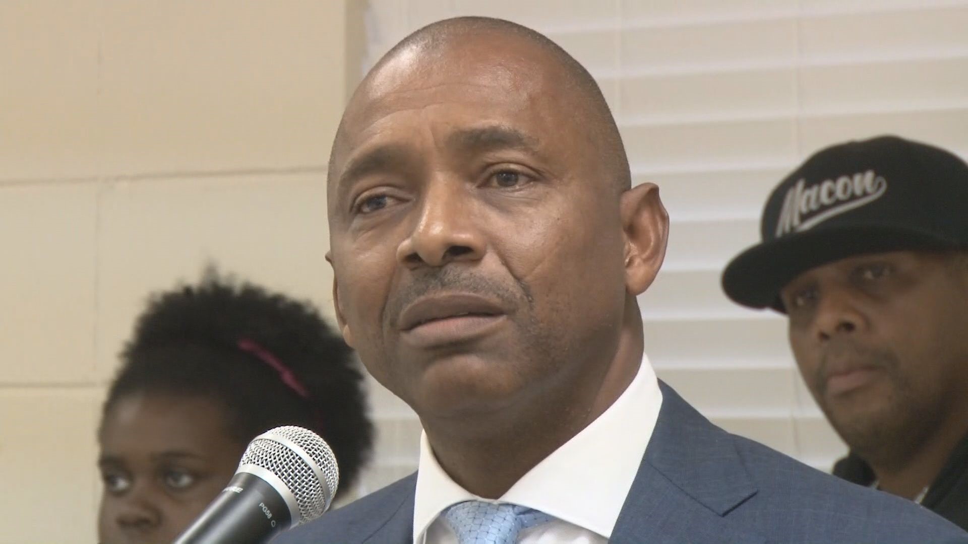 Macon Mayoral Candidate Cliffard Whitby held a press conference Wednesday to outline his six-point platform to reducing crime in the city.