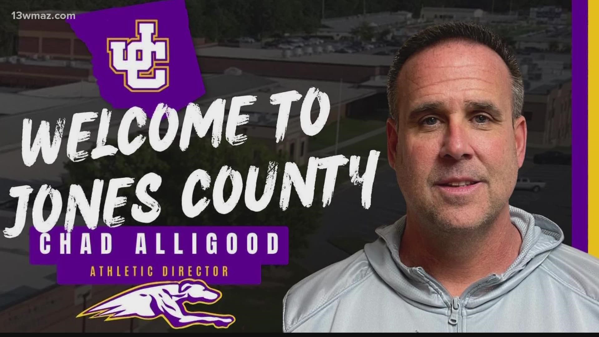 Jones County School System announced that Alligood would fill their vacancy of countywide athletic director, just one day after he resigned from Northside