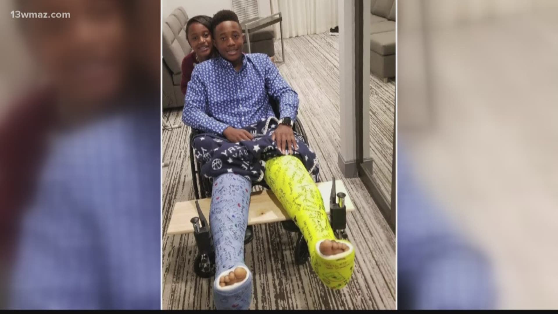 Last year a normal track meet changed Darren Willis' life forever. He broke both of his legs, but Macon's children's hospital helped get him walking again.