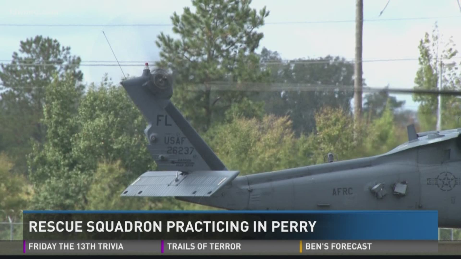 Rescue squadron practicing in Perry