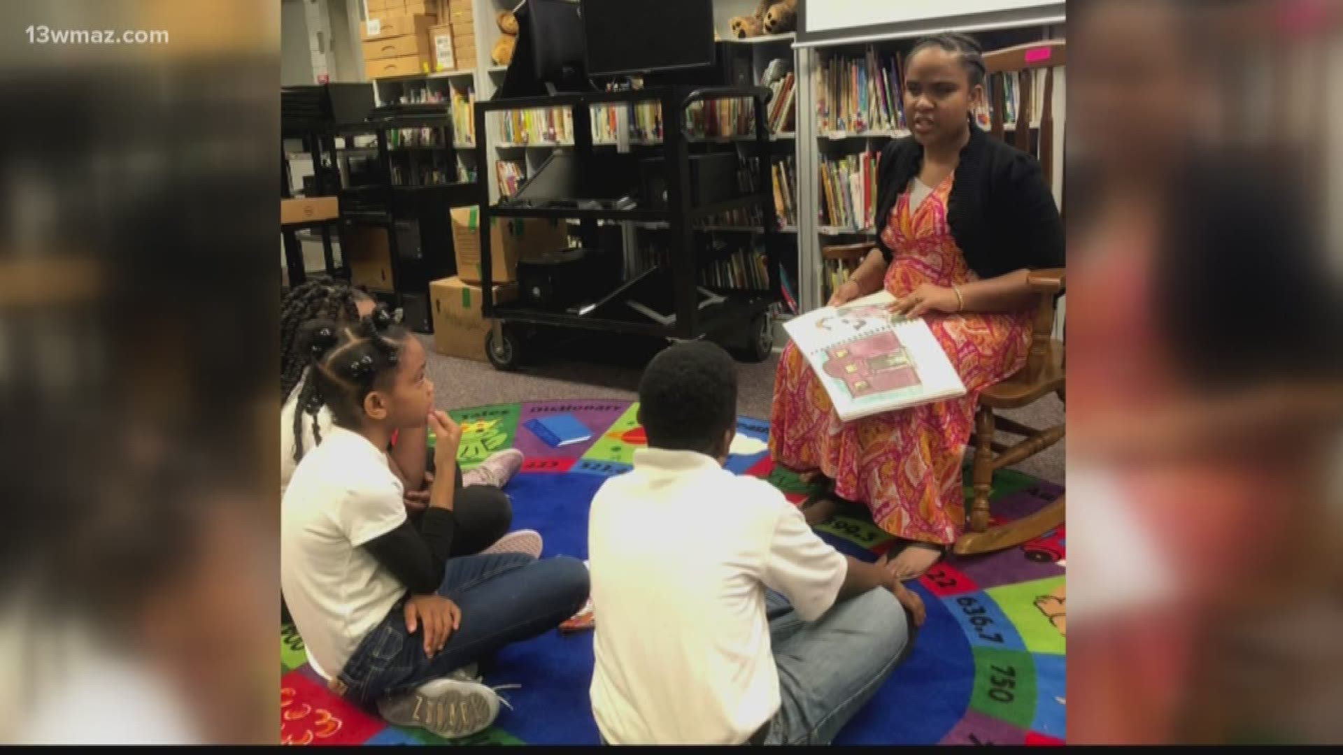One student at the Georgia Academy for the Blind in Macon has a love for reading. That love brought her to a pre-school class at Hartley Elementary, where she teaches younger students how to read.