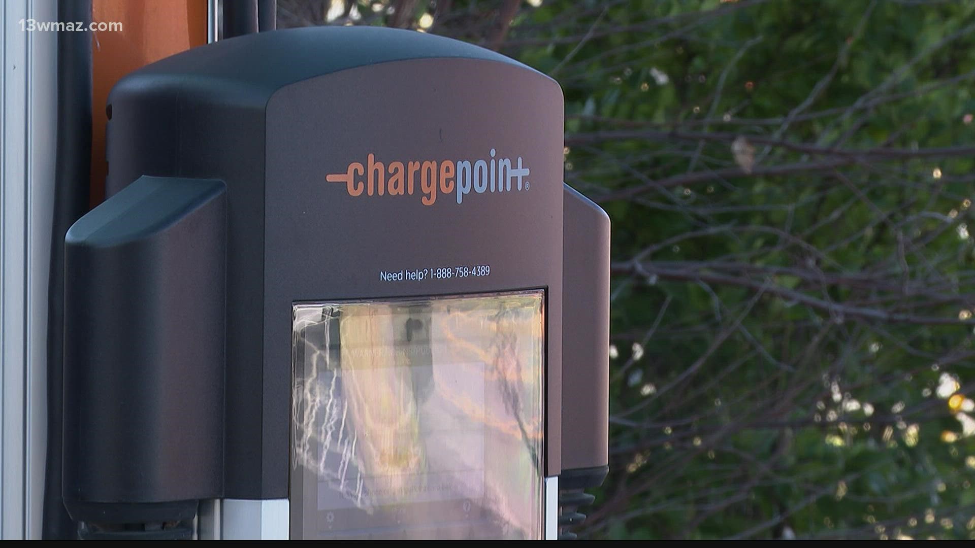 The Warner Robins city council is working to develop a larger charging network for electric cars.