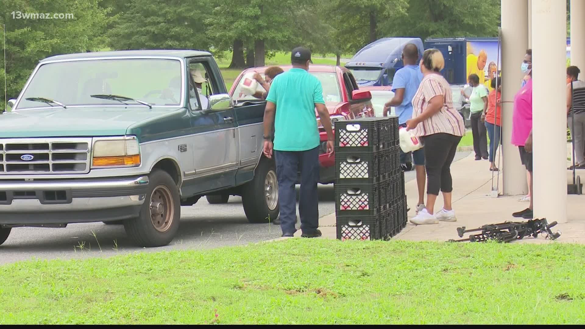 Saint Paul AME Church partnered with fresh communities and farmers to family to provide milk and fresh produce for more than 100 people going through difficult times