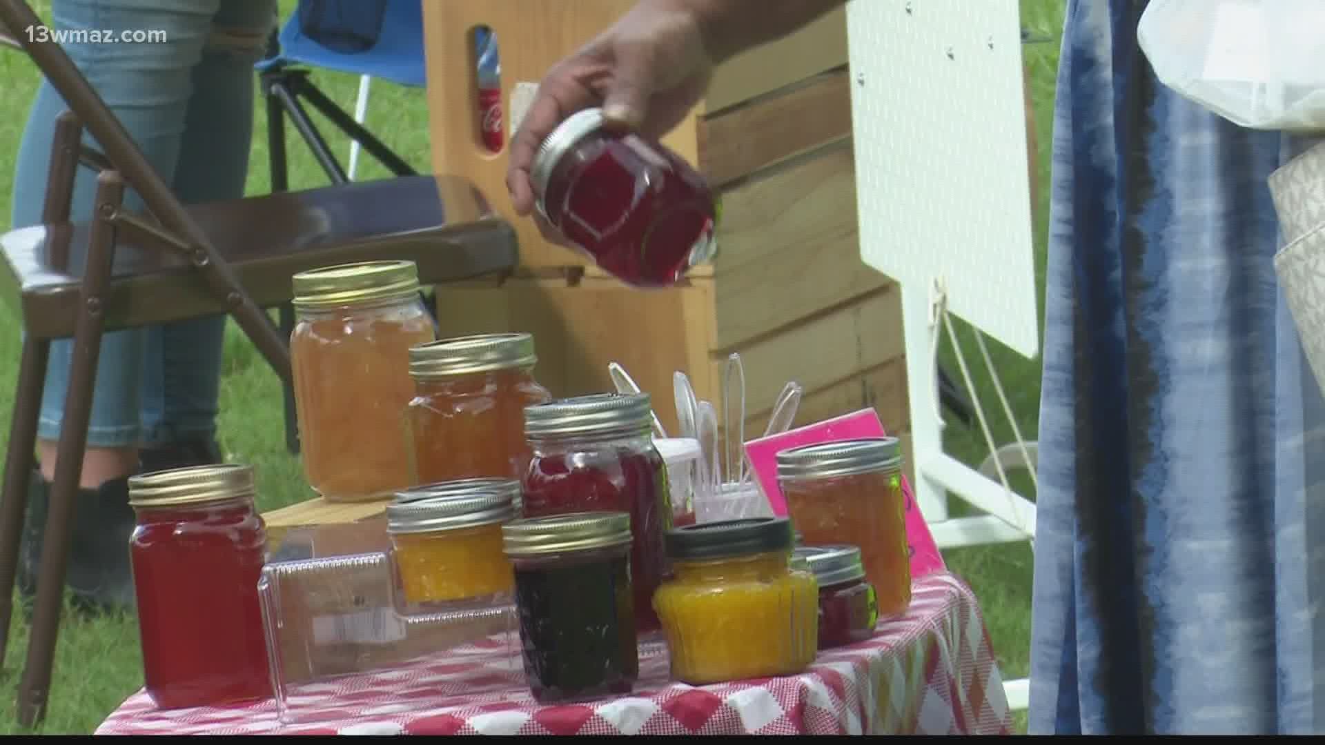 More than 15 vendors showed up to sell and showcase their local, organic products.