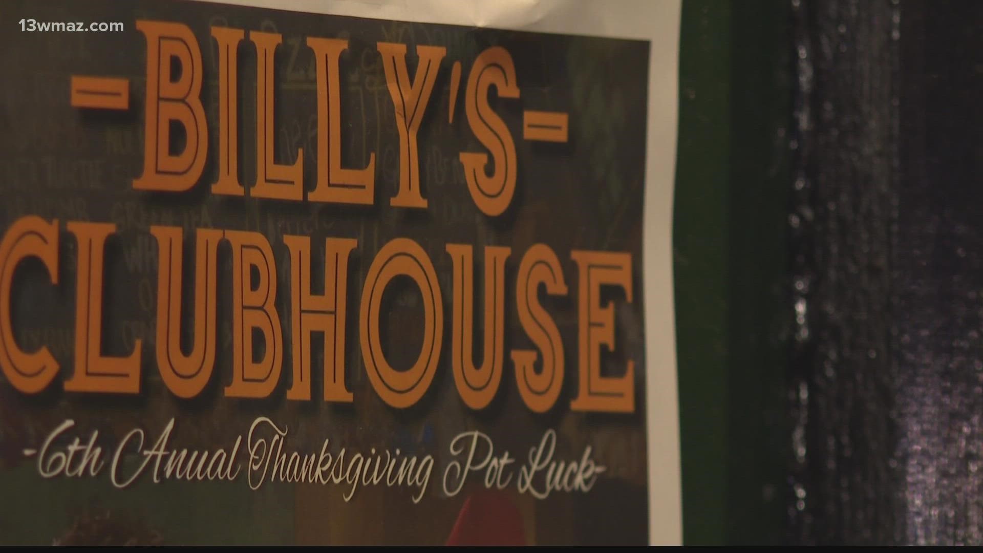 Billy's Clubhouse held thanksgiving potluck and karaoke night.