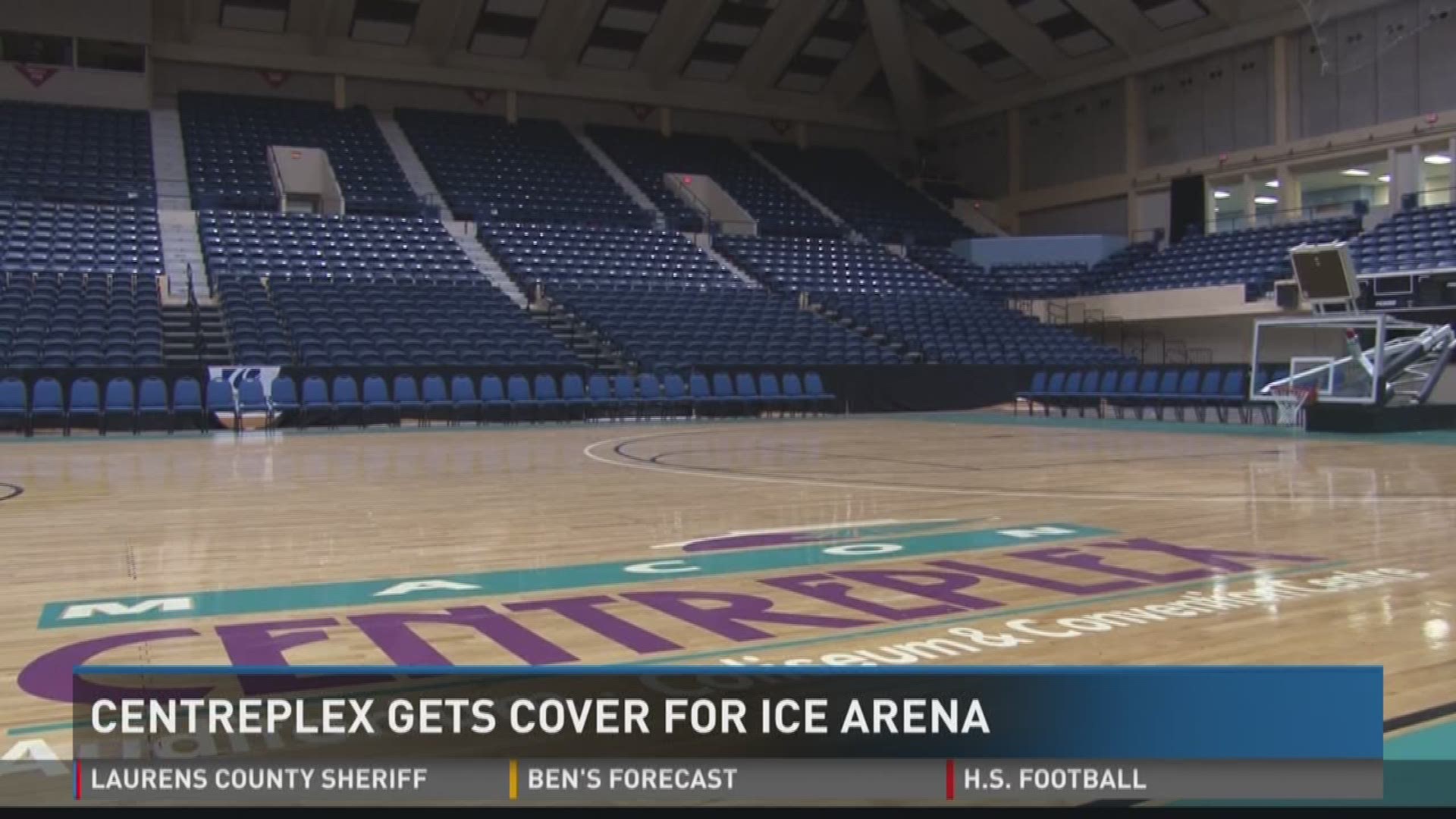 Centreplex gets cover for ice arena