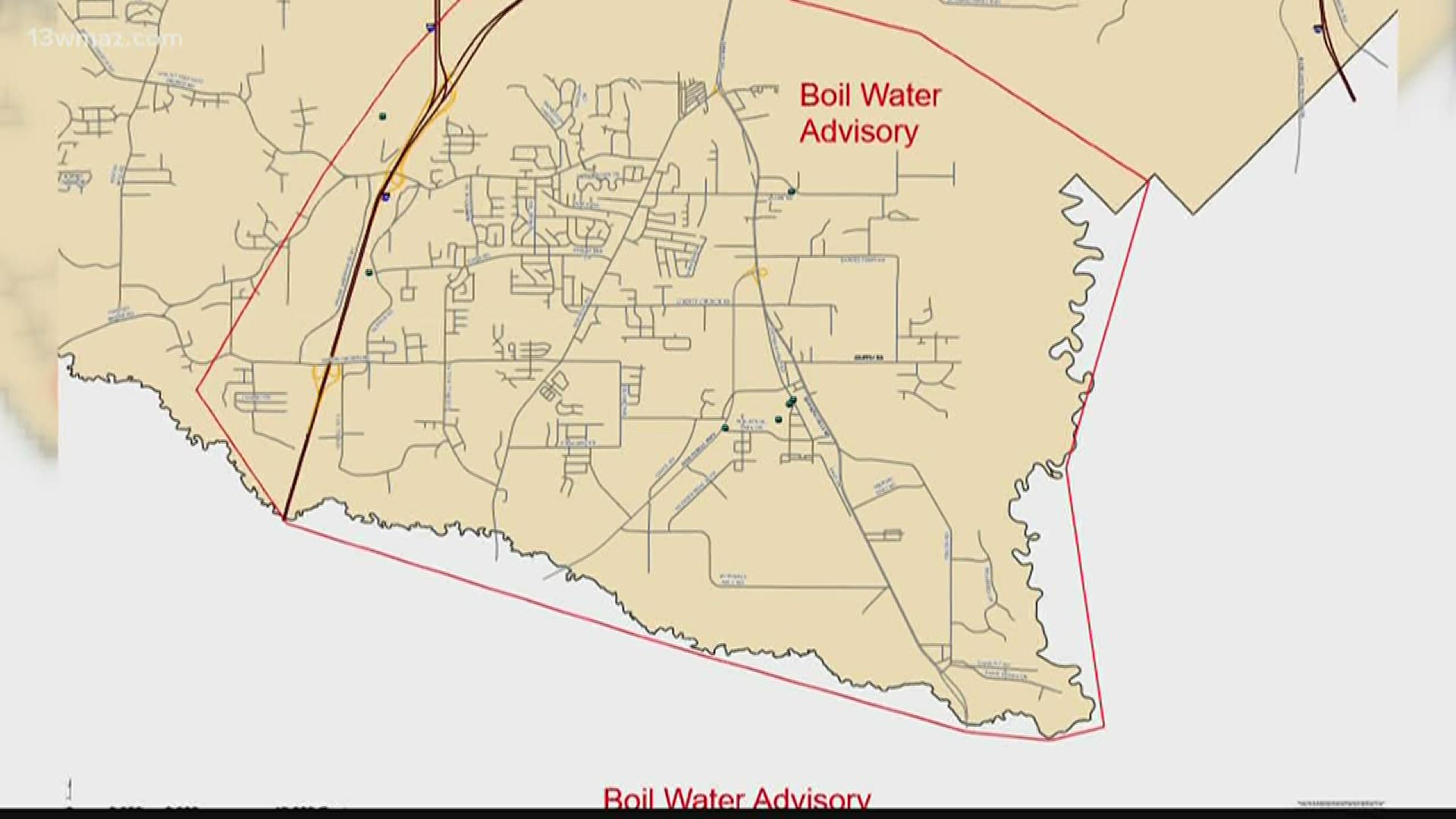 Macon Water Authority has issued a boil water advisory for customers in the southern part of the county after a water main break Thursday morning