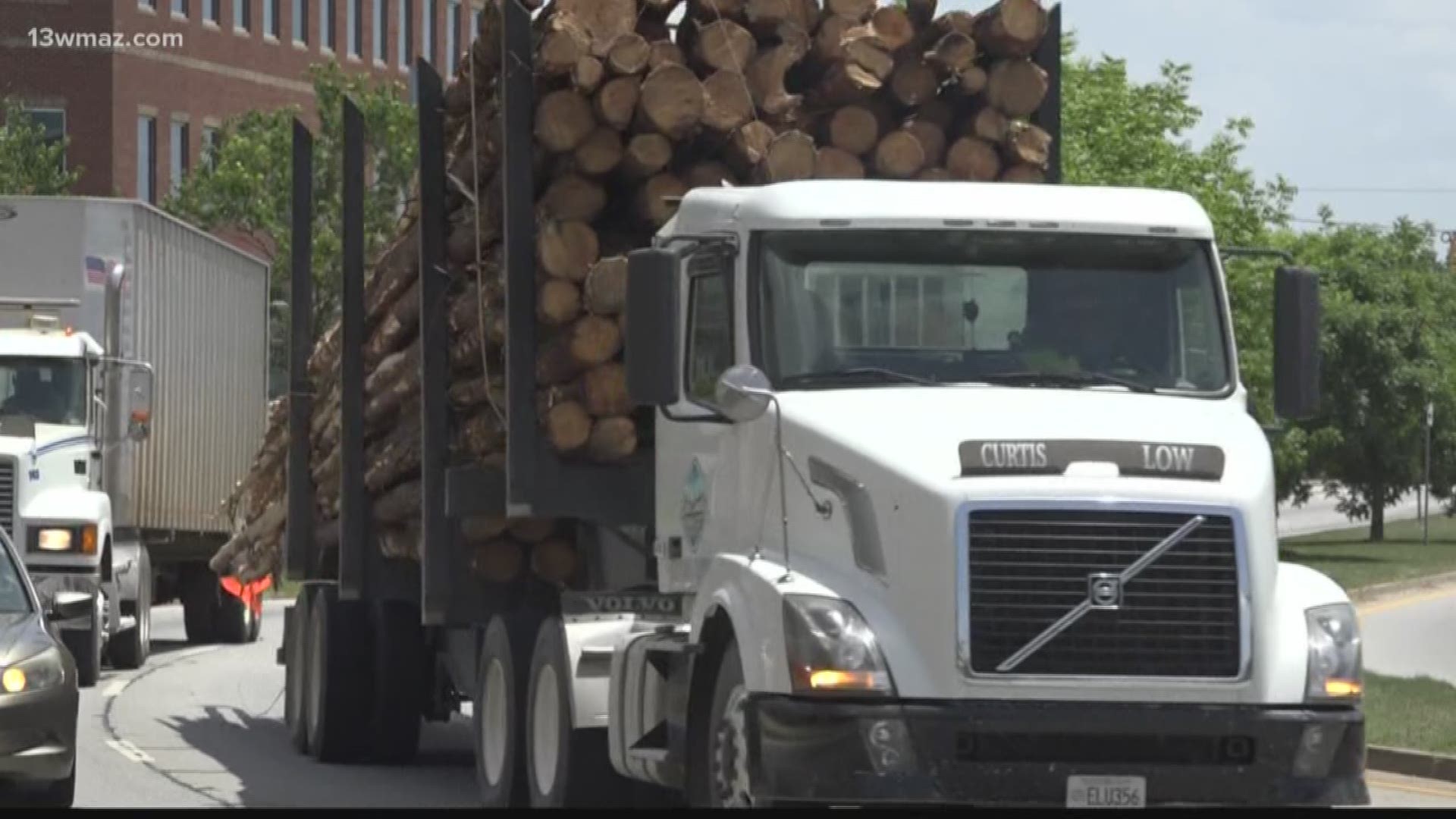 Macon-Bibb County is looking for ways to eliminate some of the traffic caused by large trucks downtown.