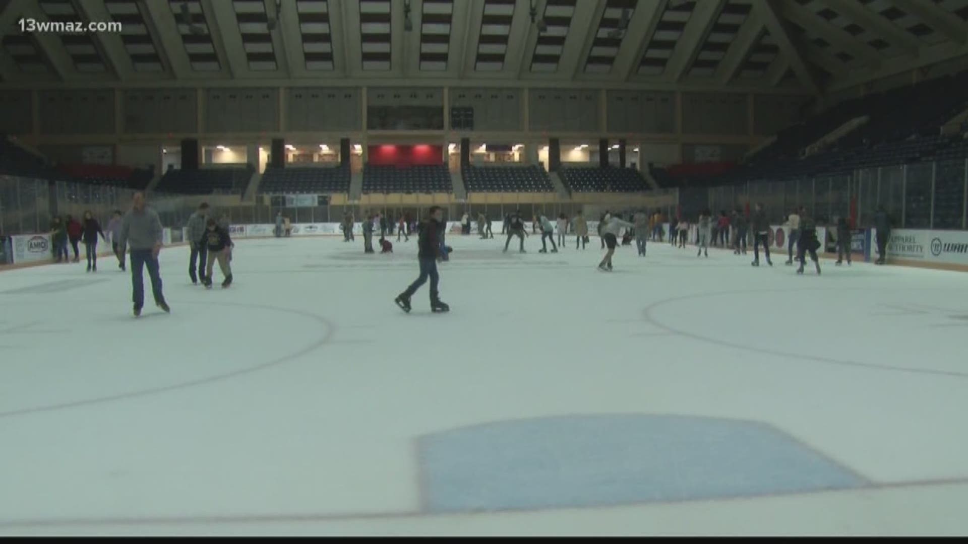 Families took to the ice on Sunday at the Macon Centreplex to enjoy some ice skating.